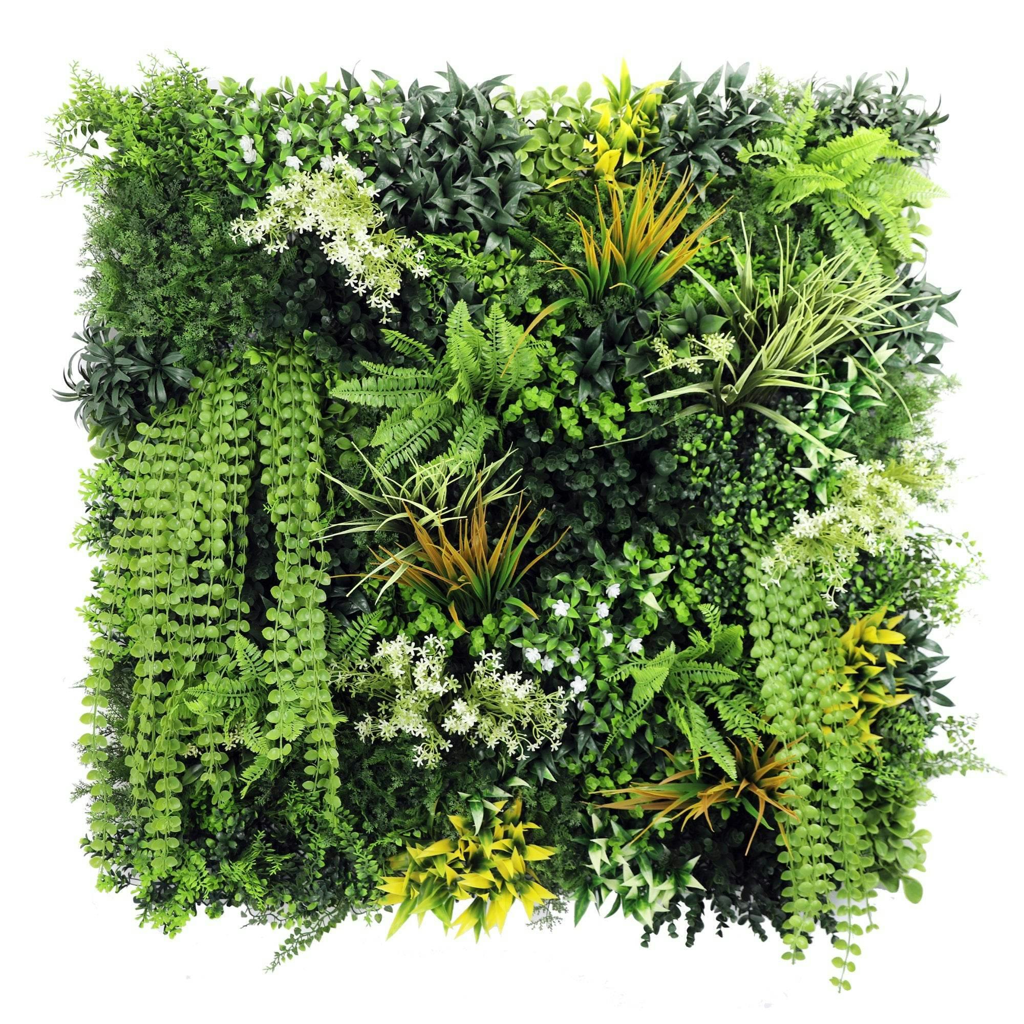 True Products Green Premium Artificial Plants Wall Panel 1M X 1M - Amazon
