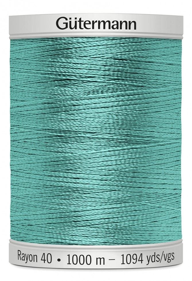 Gutermann No 40 Sulky Rayon Embroidery Thread 1000M Rayon Thread Suitable For Embroidery - 1045 - 1000 Metres