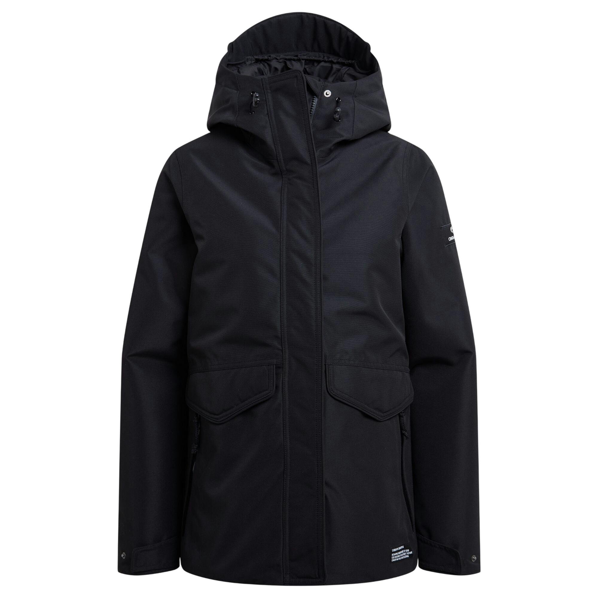 Craghoppers Women's Black Sally Co2 Renu Technology Waterproof Jacket - 12 Uk - 100% Mixed