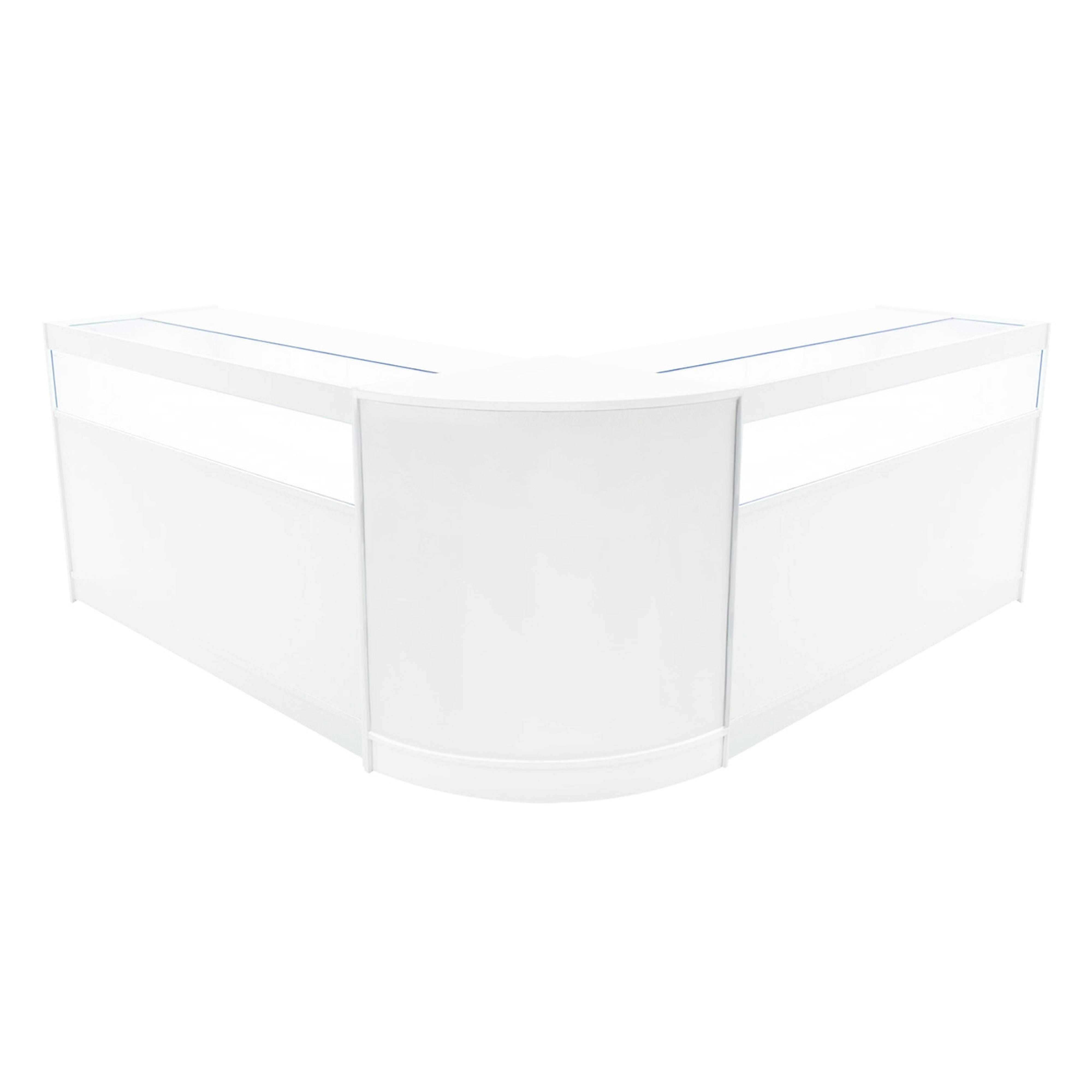 Monstershop White Iris Led Shop Counter Set Cm60 & 2 X B1500