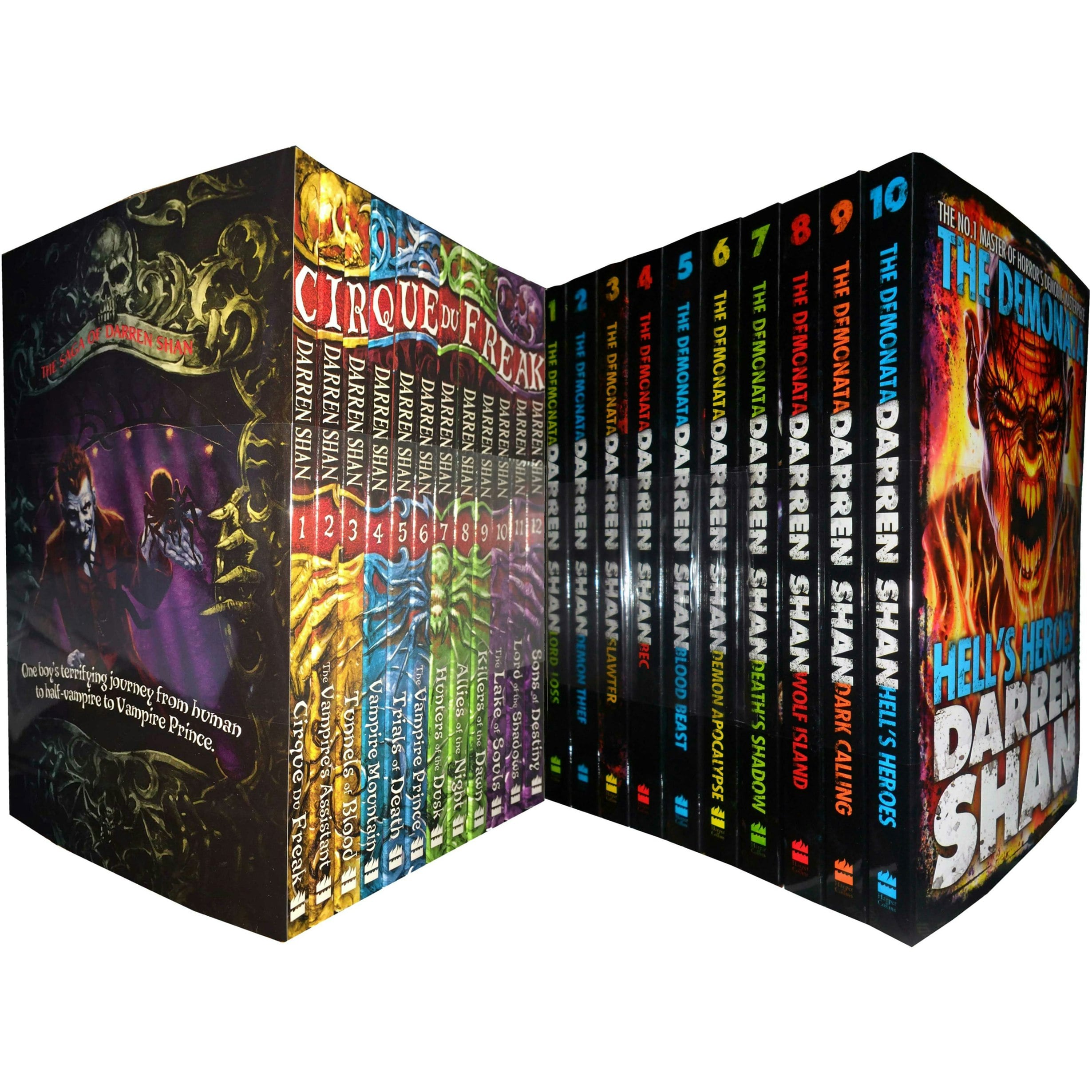 Harpercollins Dark Saga Of Darren Shan Series Collection 22 Books Set Demonata Cirque Du Freak