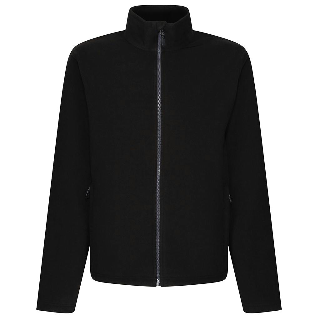 Regatta Men's Black Microfleece Recycled Jacket - Xs - 100% Recycled Polyester