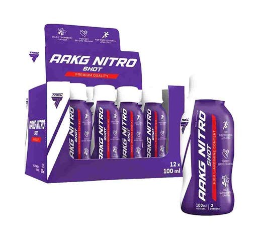 Trec Nutrition Aakg Nitro Shot, Wild Strawberry - 12 X 100Ml. - Image 3