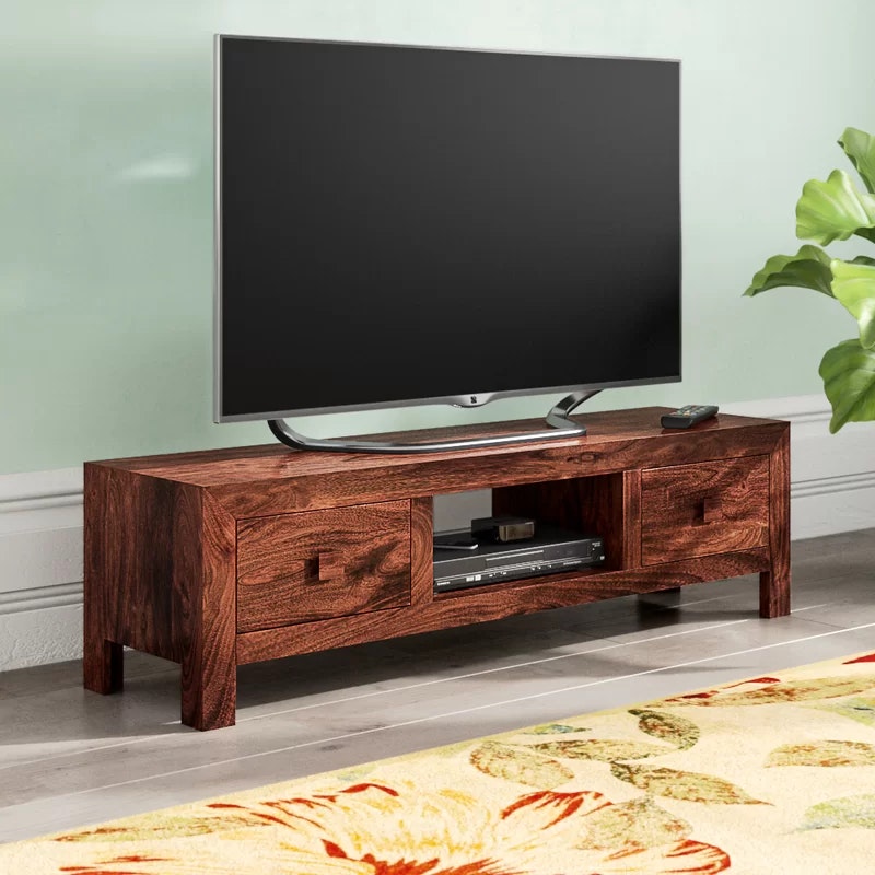 Ih Design Dark Maxen Mango Plasma Media Unit - 145 Cm - 40 Cm - Wood