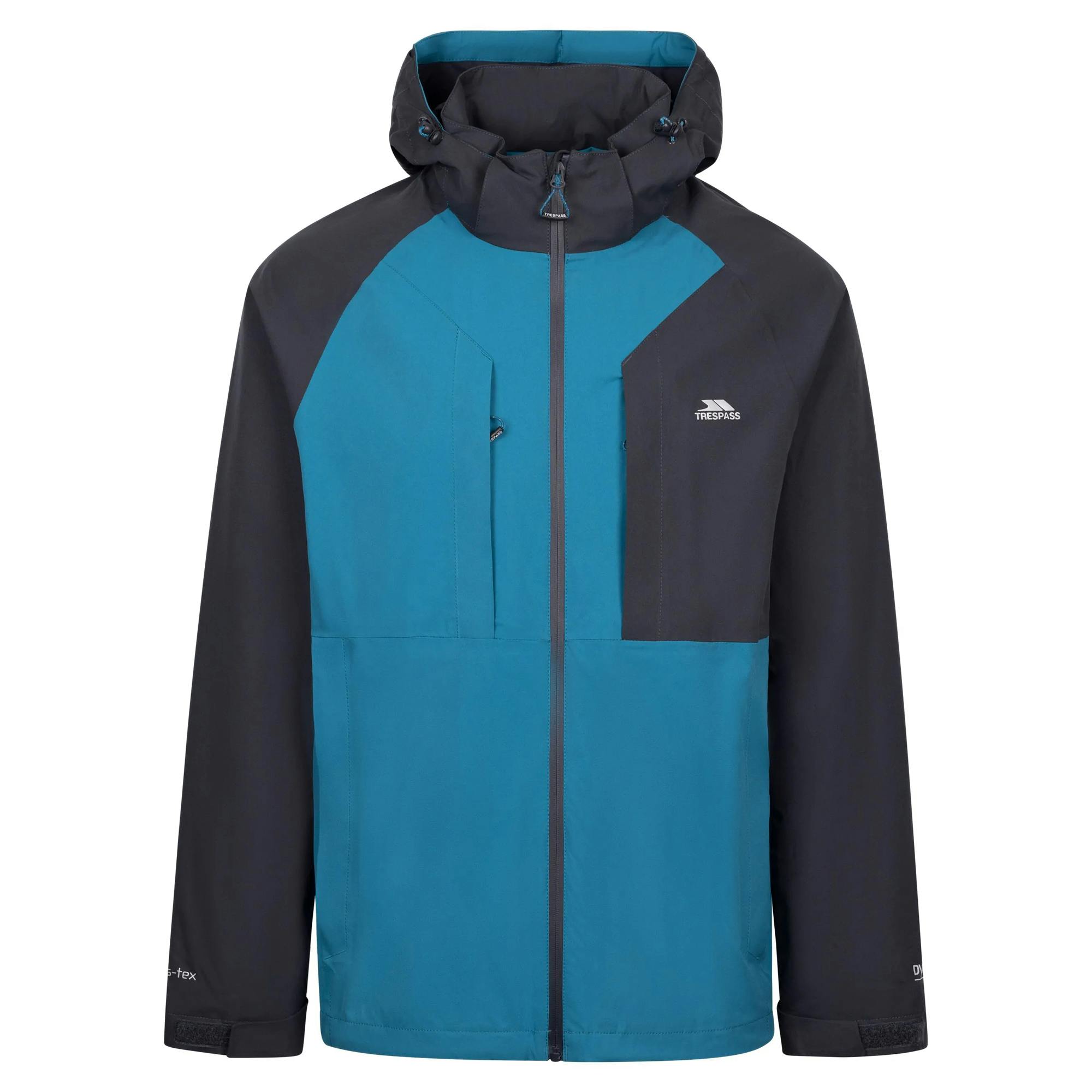 Trespass Men's Blue Fala Outdoor Jacket - Bondi - L - Bondi - 100% Polyester