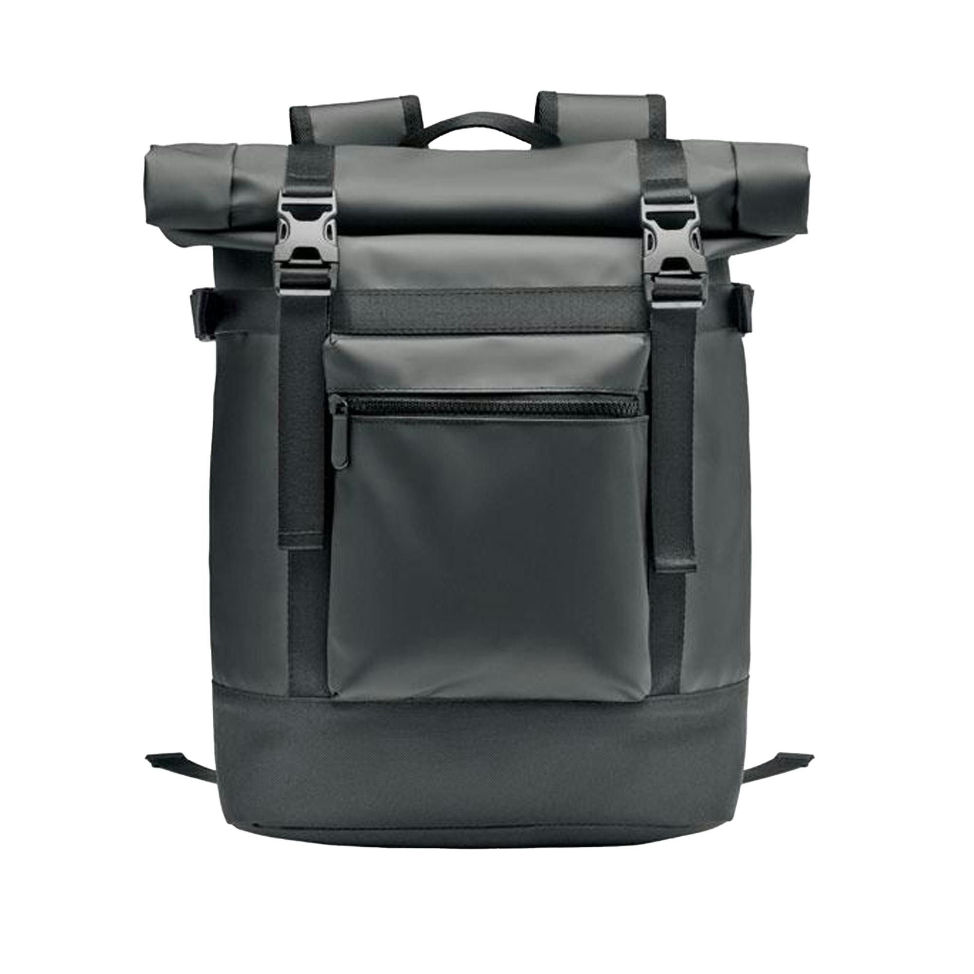 Midocean Black Jaya Bag Roll Top Tarpaulin Backpack - One Size