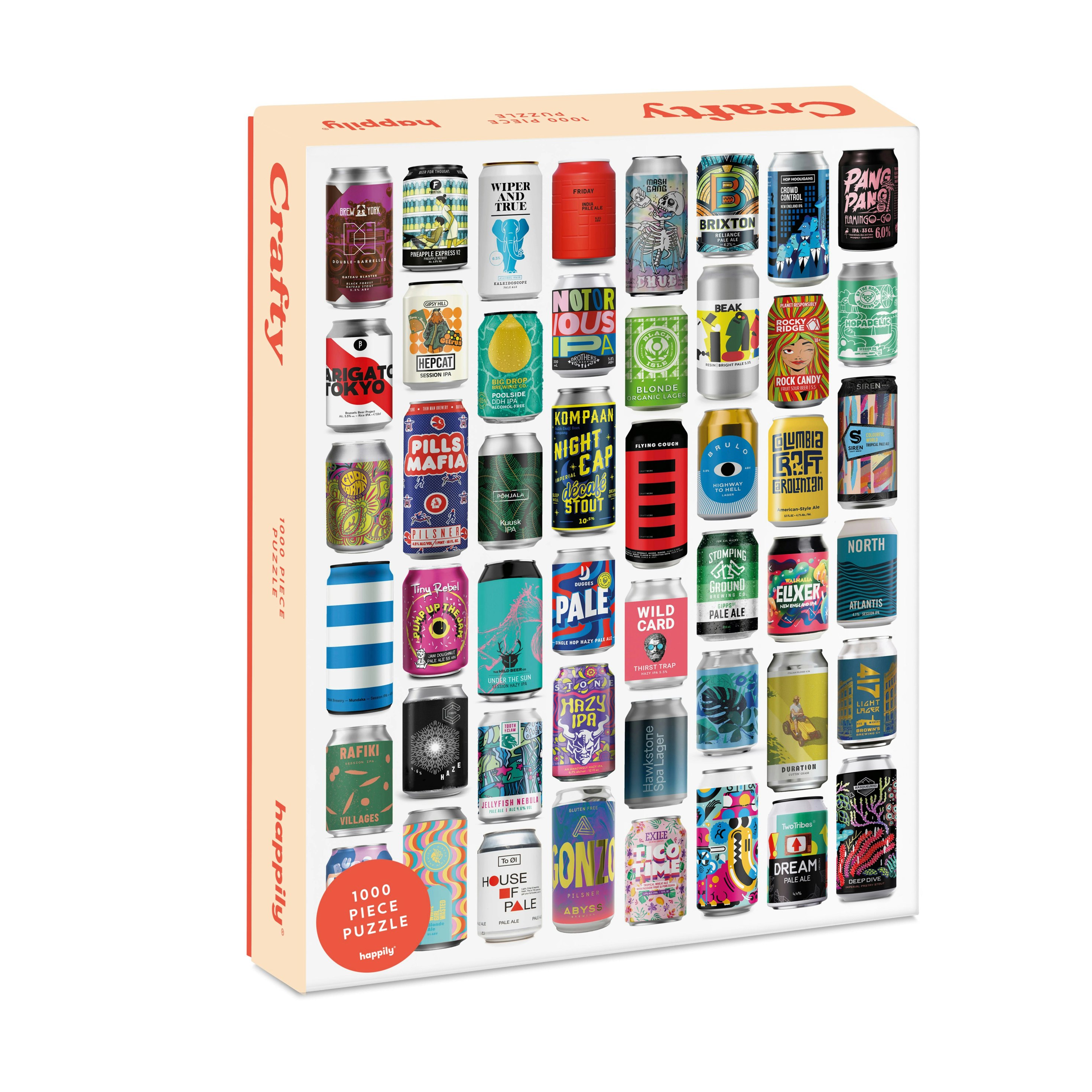 Happily Puzzles Crafty - 1,000 Piece Jigsaw Puzzle