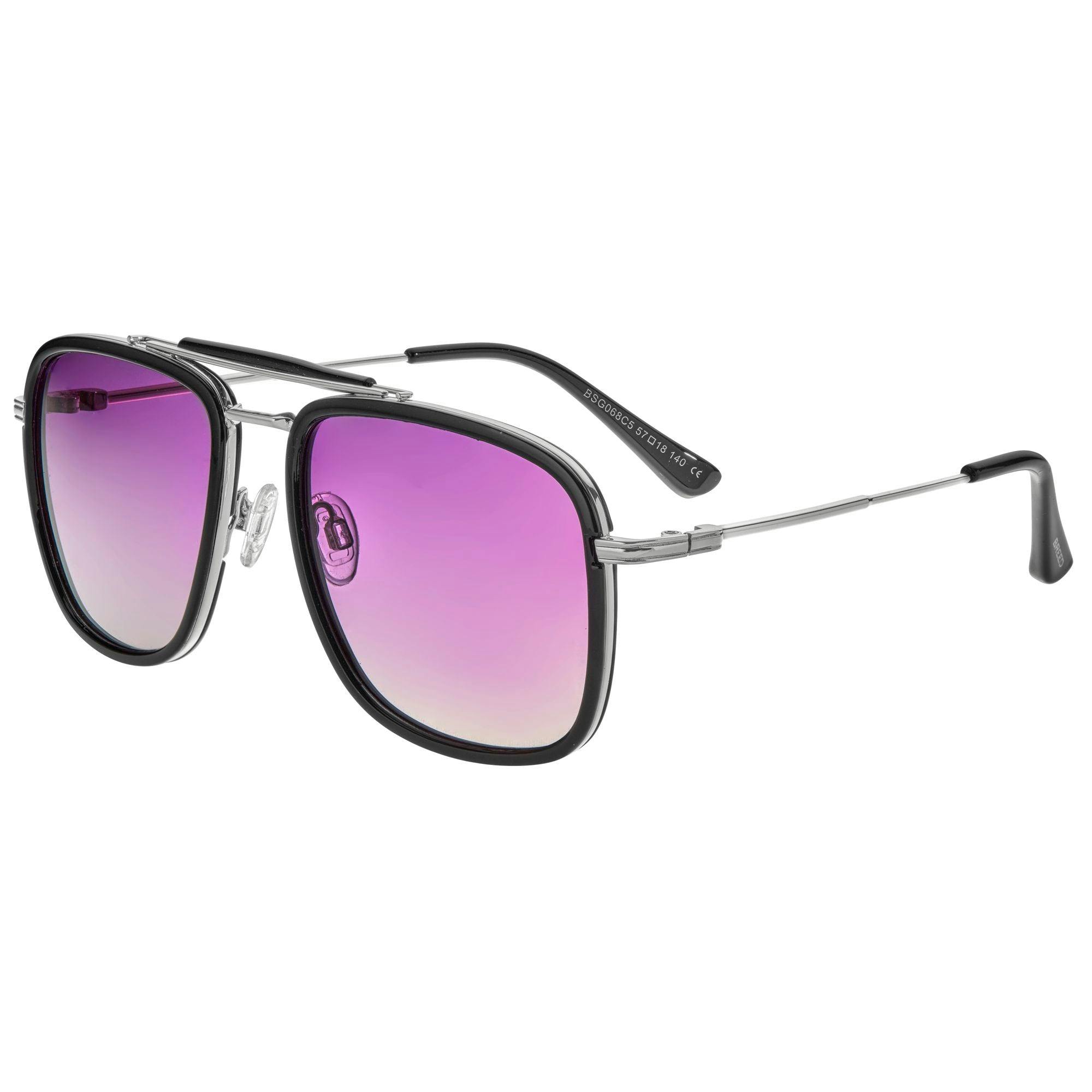 Breed Black/Purple Flyer Polarized Sunglasses