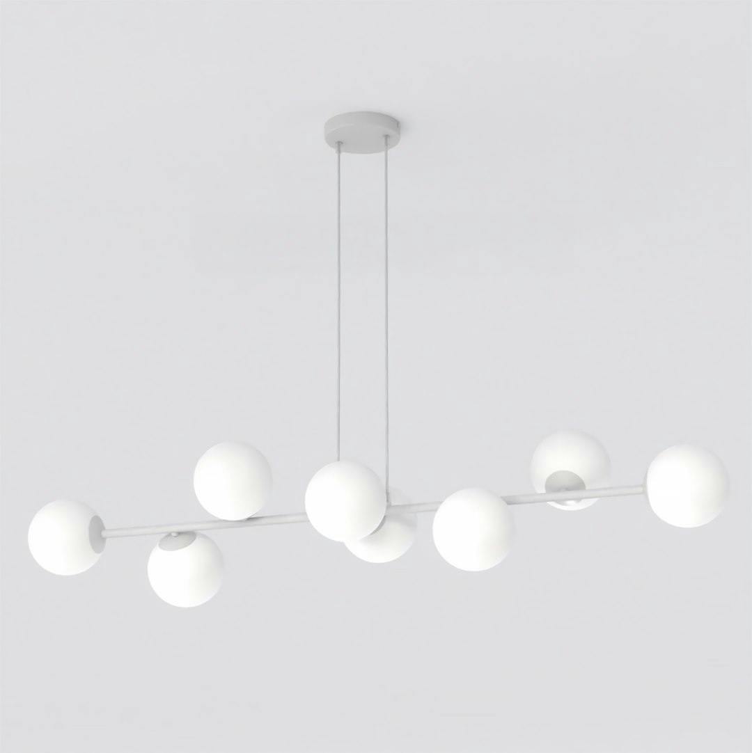 Rackhams Grey Magnus Pendant Lamp 8 X E14 / Graphite