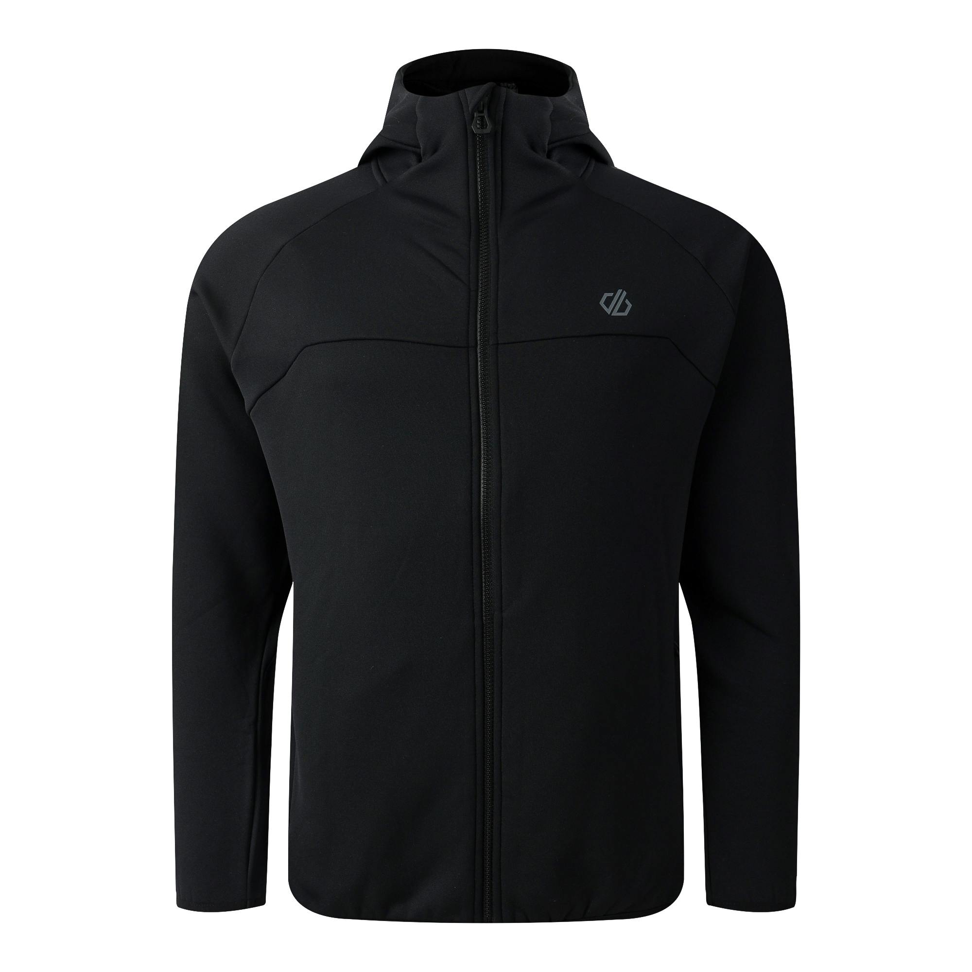 Dare 2B Men's Black Camber Ii Core Stretch Midlayer - L - 92% Recycled Polyester/8% Elastane