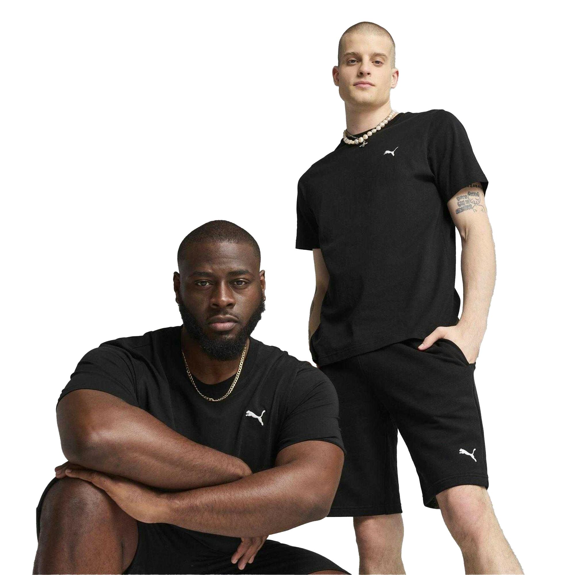 Puma Men's Black Small Logo Regular T-Shirt - M - 100% Mixed