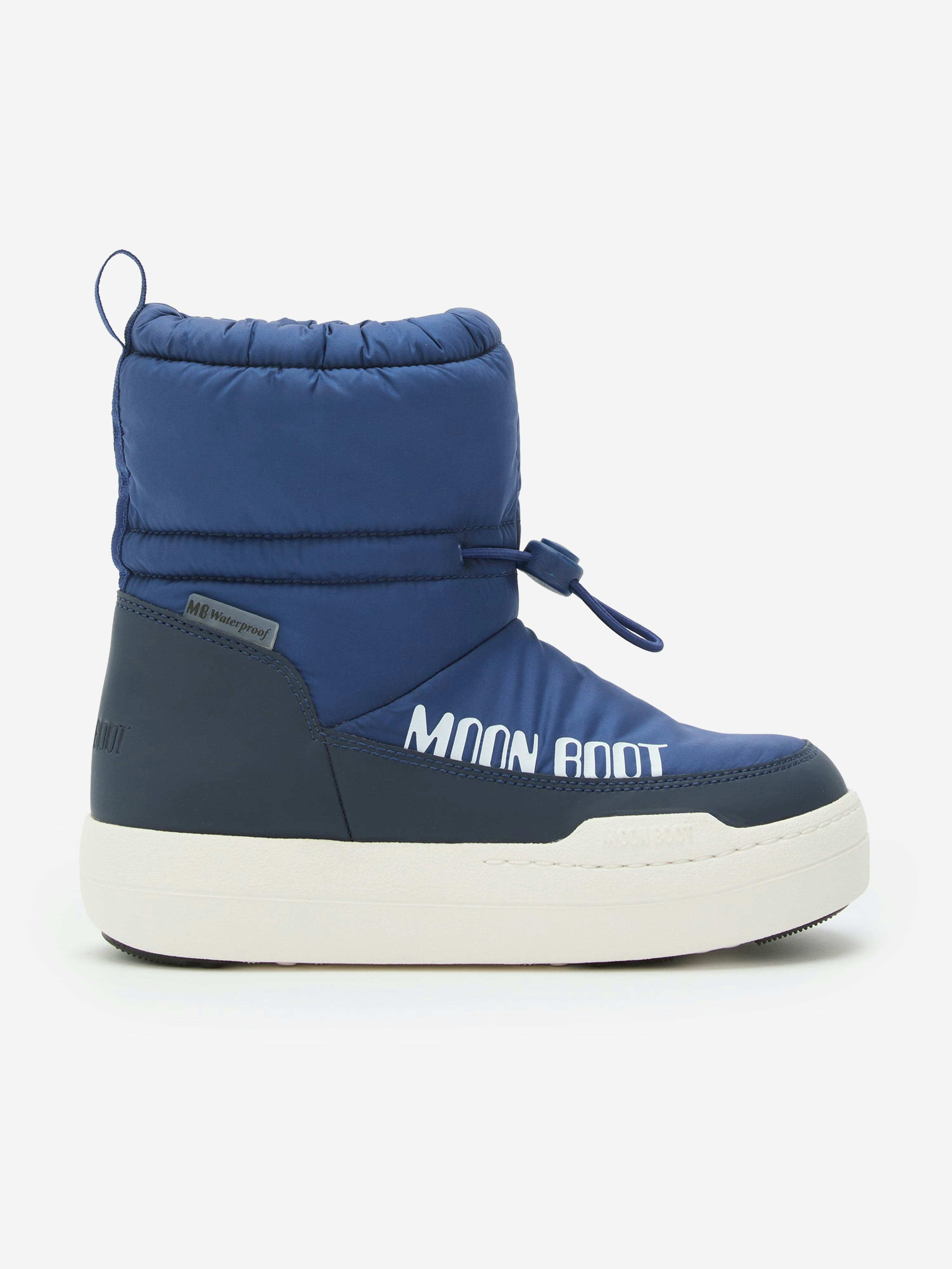 Moon Boot Boys Blue Kids Jr Park Tube Mid Wp Boots In - Eu 29 Uk 11