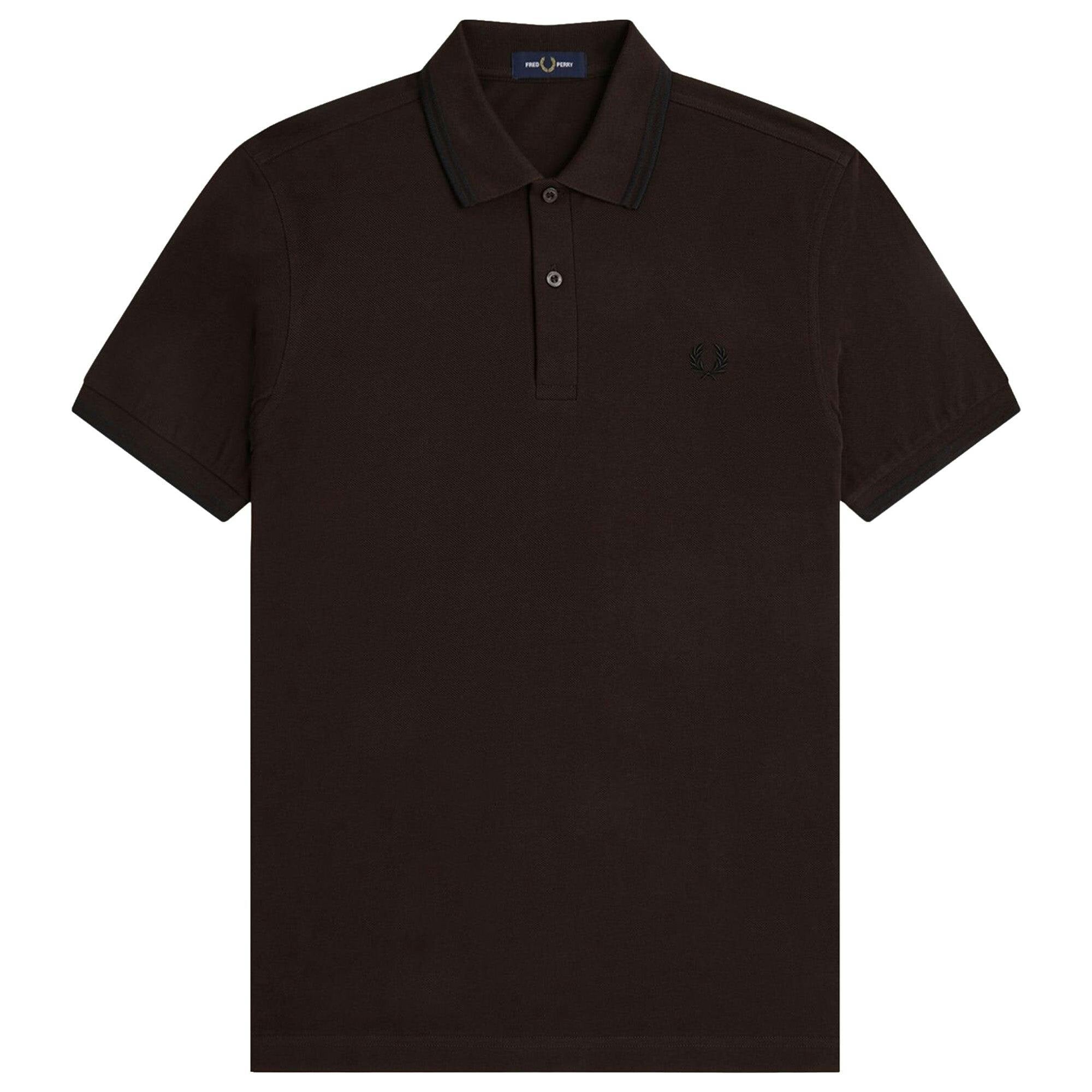Fred Perry M3600 Polo - Male - Polo Shirts - Brown - S - Tops - Image 4