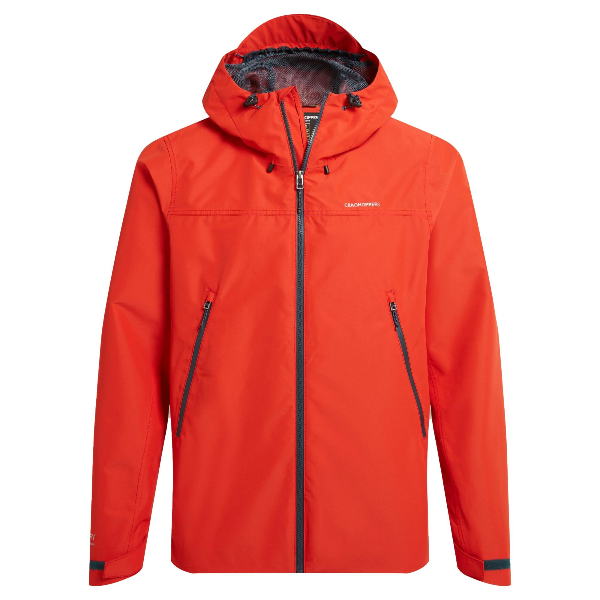 Craghoppers Men's Red Vanth Waterproof Jacket - Pito - Xs - Pito - 100% Mixed
