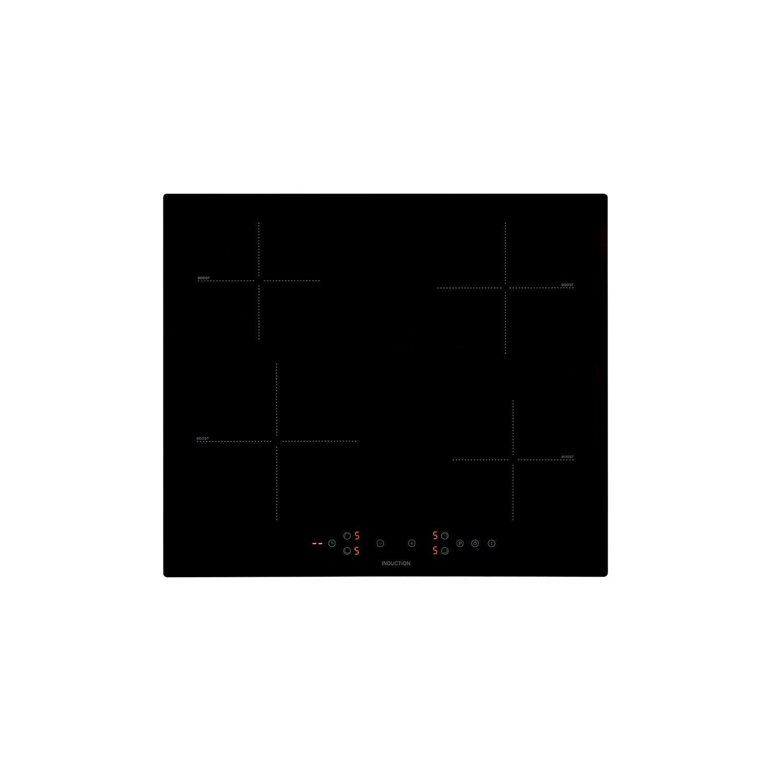 Willow Black 60Cm Ceramic Induction Hob - Wih60tpi