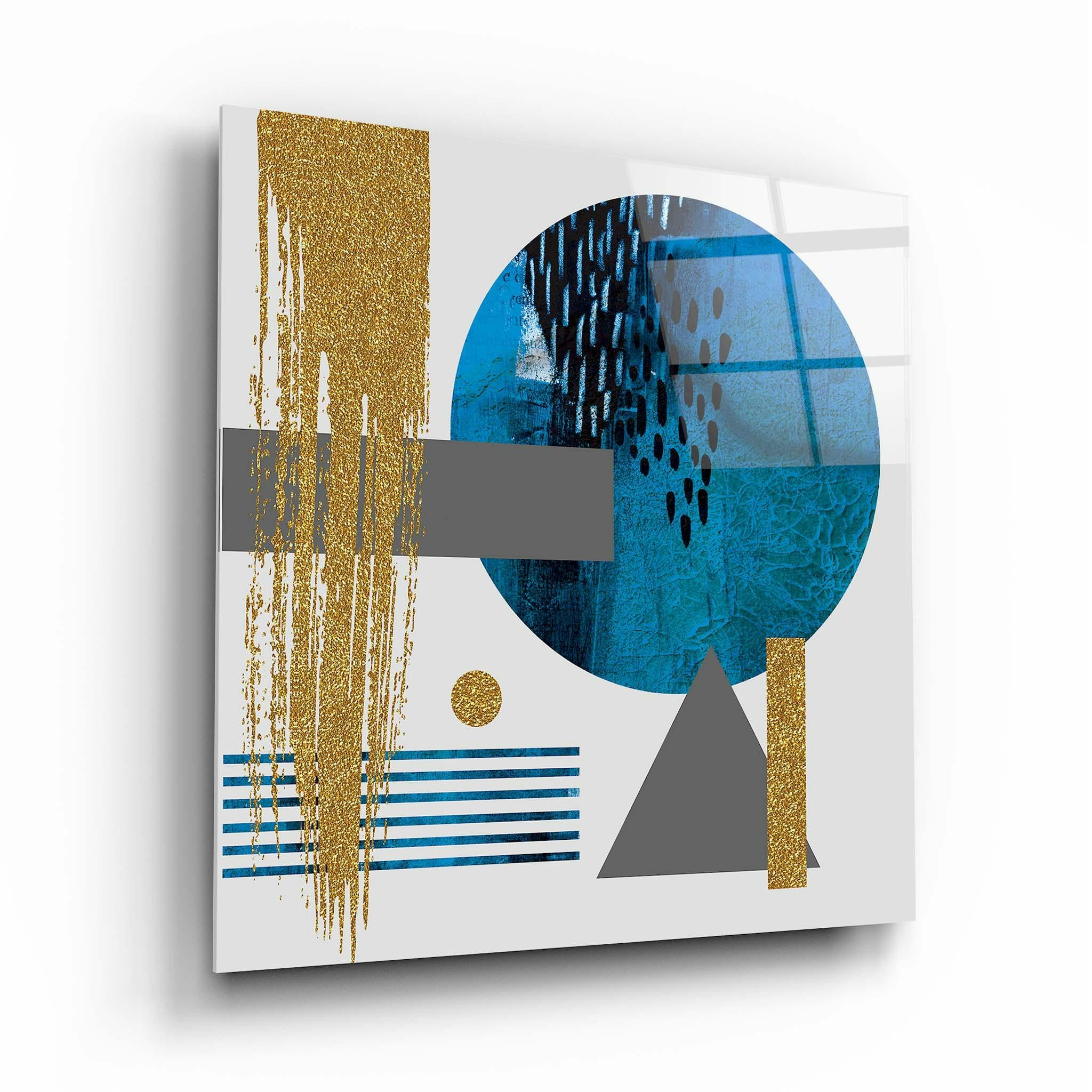 Artchi Abstract Glass Wall Art 13 - 50X50cm - Tempered Glass (4 Mm)