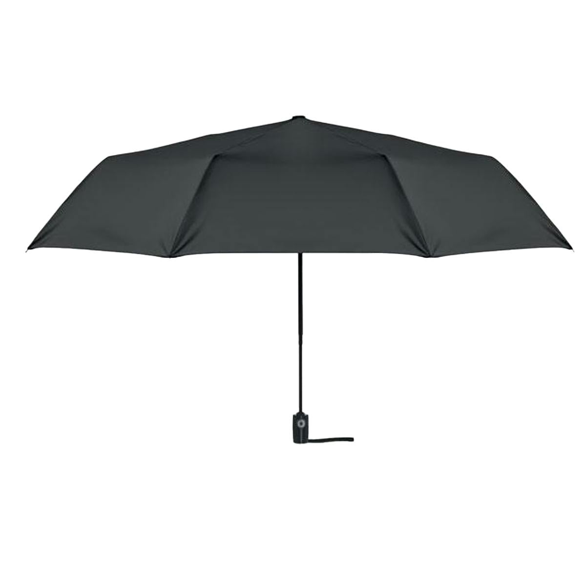 Midocean Black Rochester Windproof Stick Umbrella - One Size - 100% Mixed