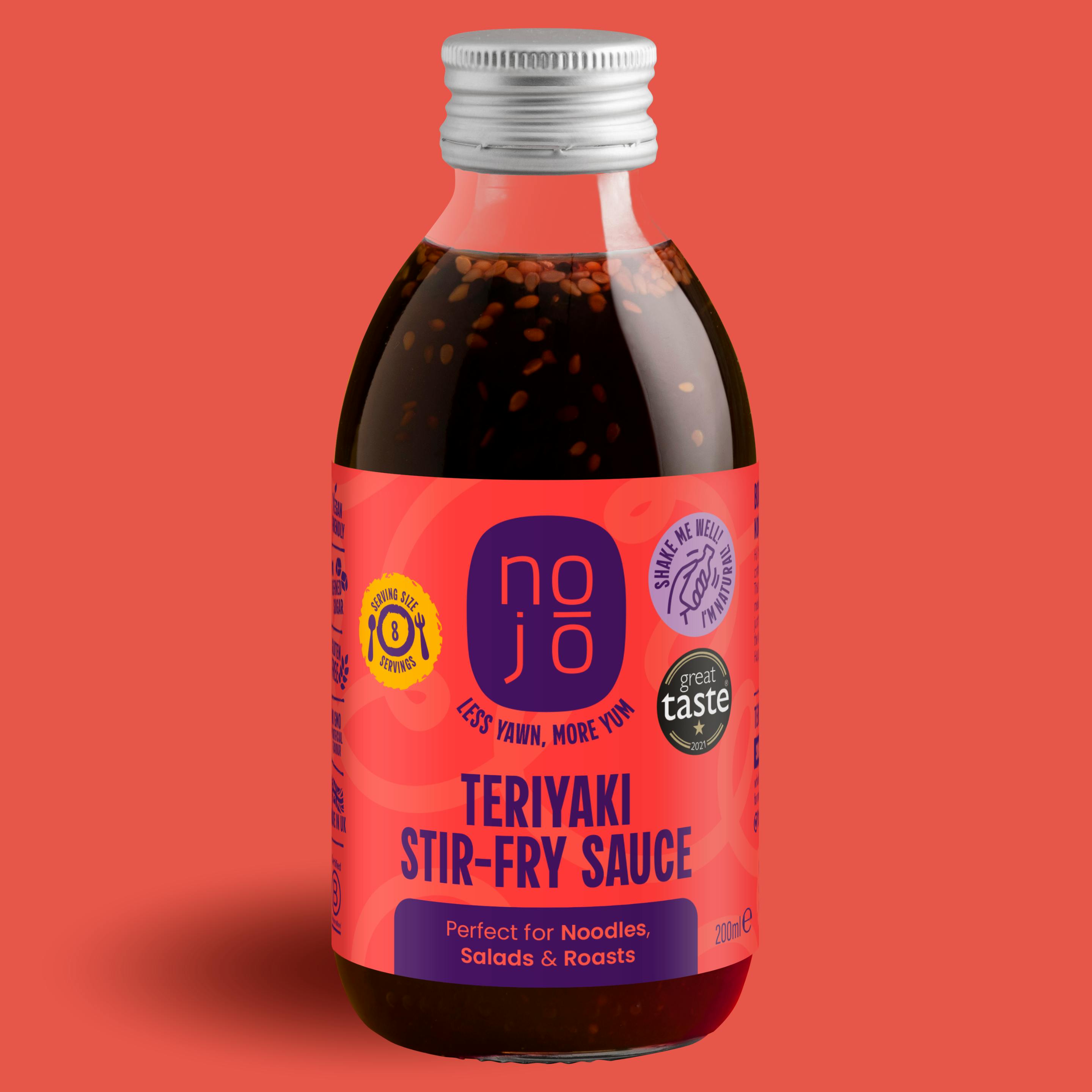 Nojo Teriyaki Stir-Fry Sauce | Gluten-Free & Vegan 200Ml