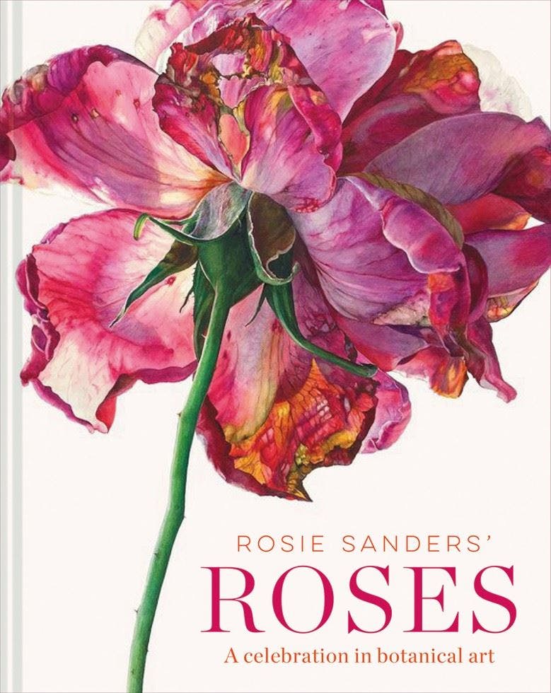Rosie Sanders' Roses: A celebration in botanical art by Rosie Sanders HARDBACK - Image 6