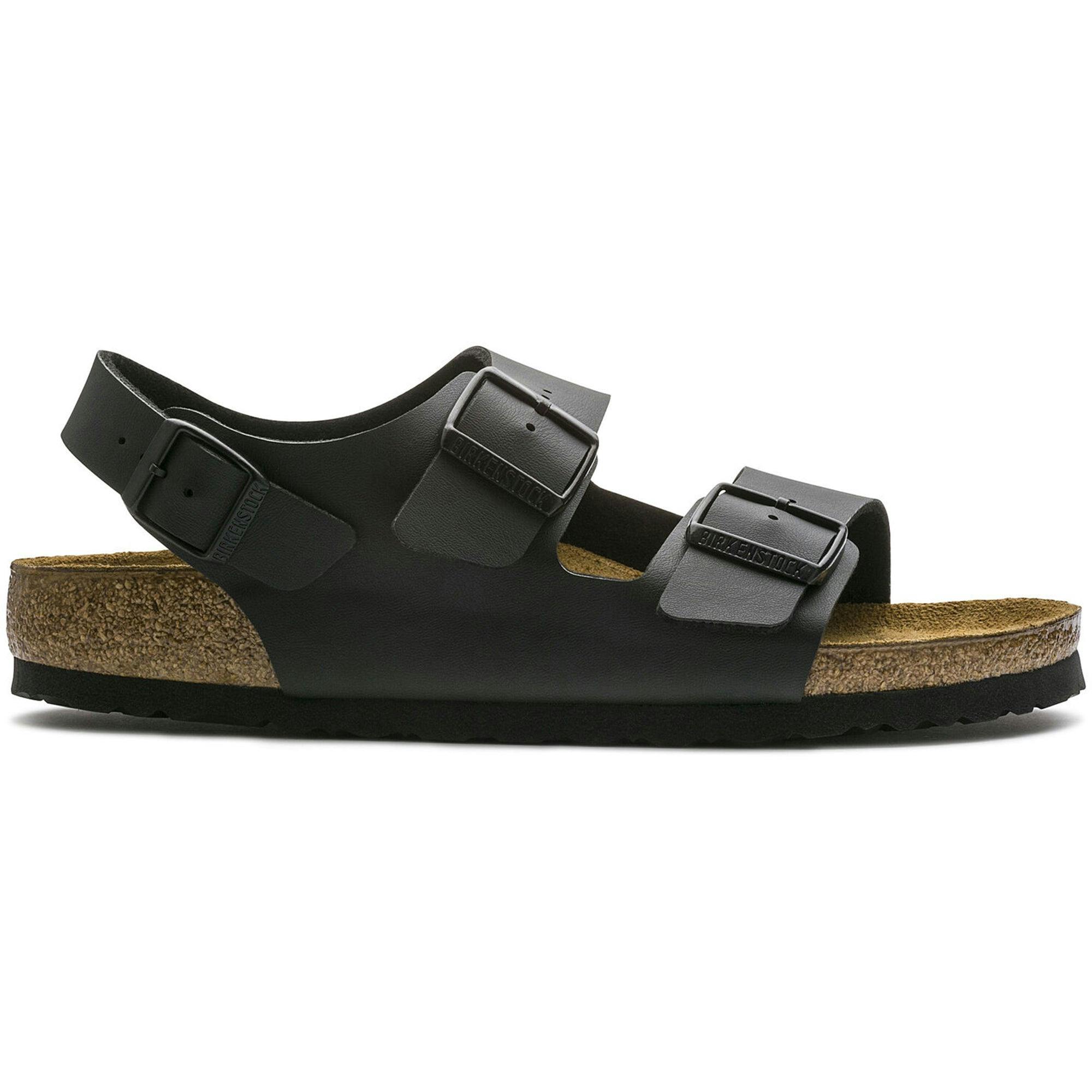 Birkenstock Black Milano Birko-Flor Sandals - 41