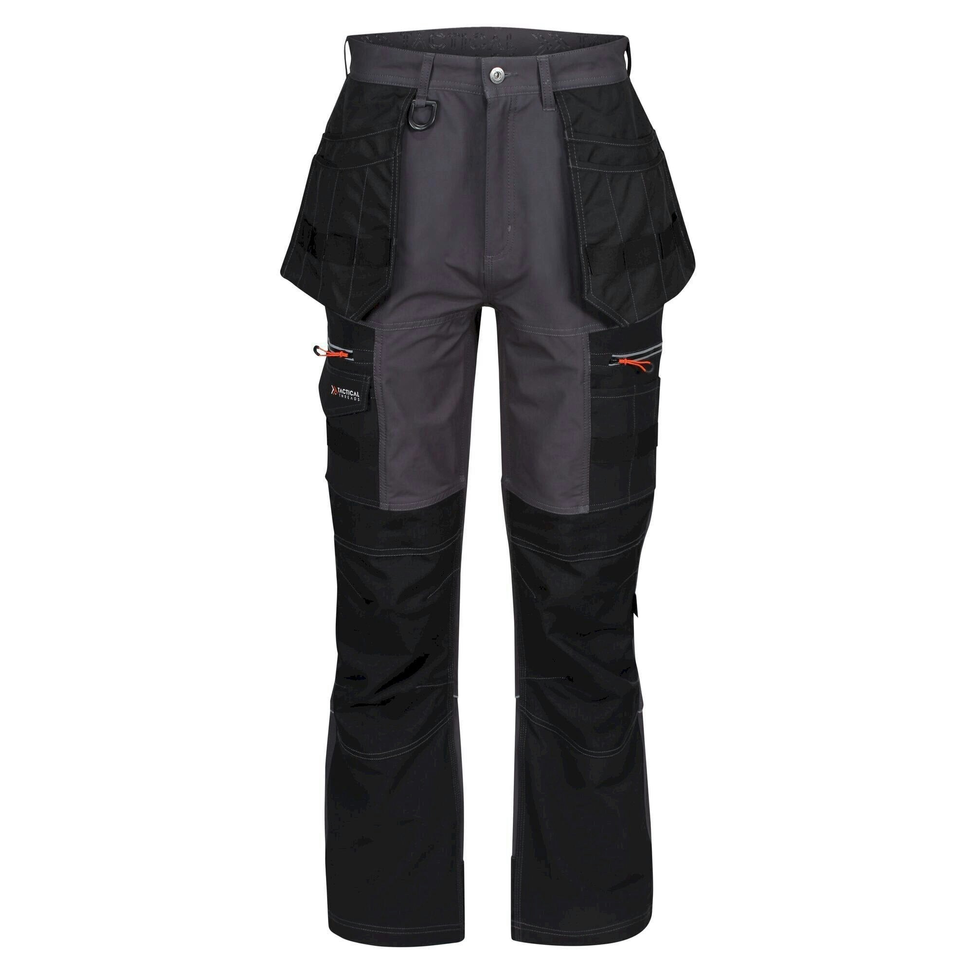 Regatta Men's Black Professional Softshell Stretch Work Trousers - Iron/ - Iron/ - Large