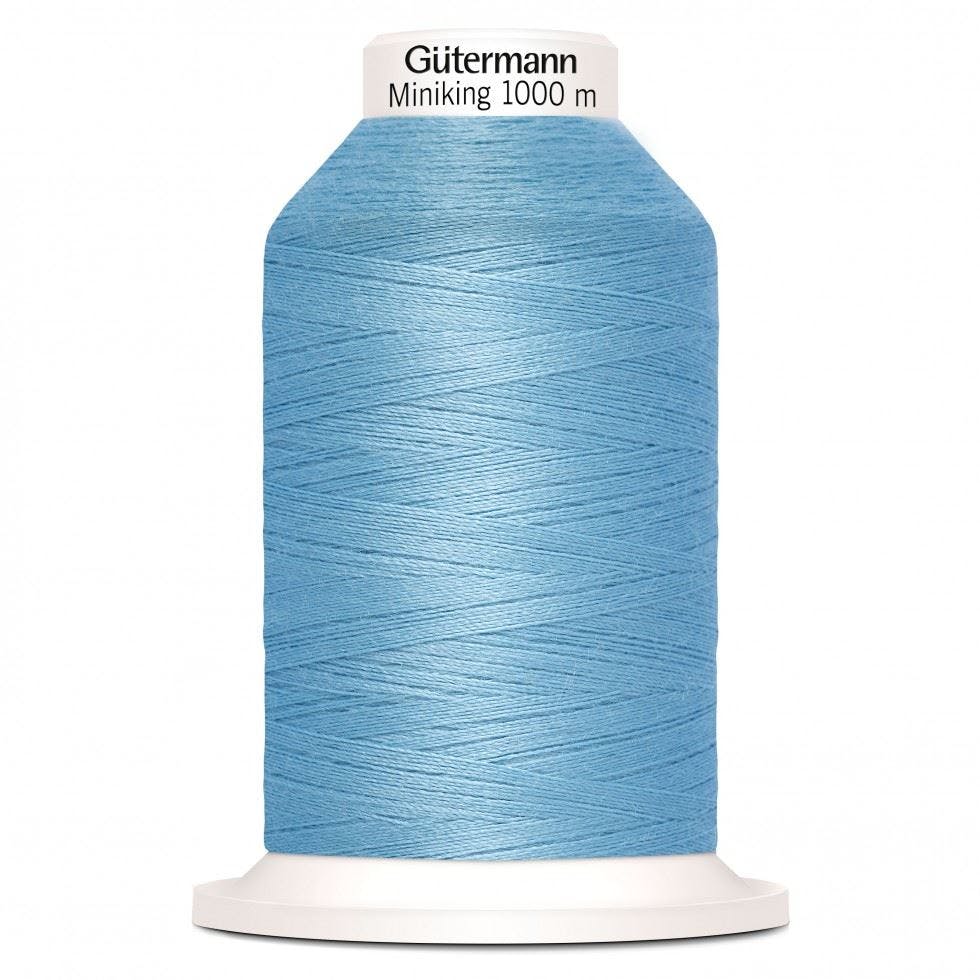 Gutermann Miniking Overlocker Thread 1000M Polyester Thread Suitable For Dressmaking - 143 - 1000 Metres