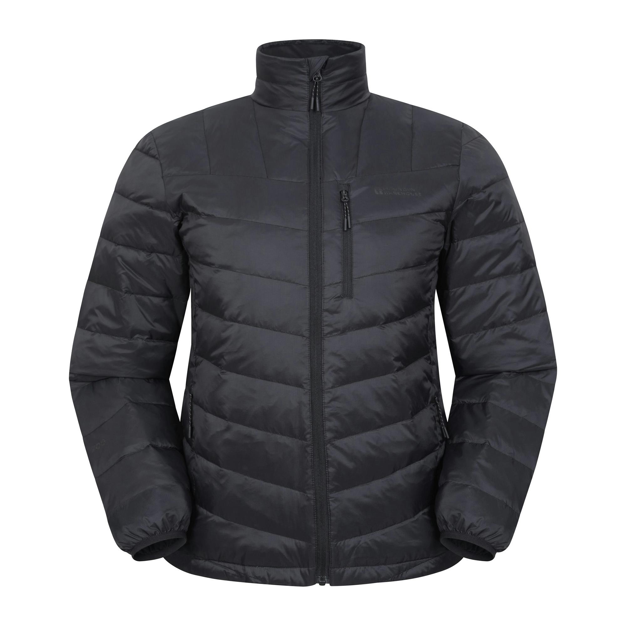 Mountain Warehouse Men's Black Trail Extreme Down Jacket - Jet - Xxs - Jet - 100% Polyamide