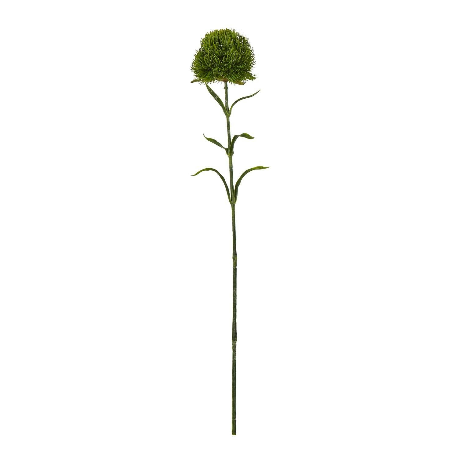 Hill Interiors Dark/Green Dianthus Artificial Plant - 53Cm - 100% Mixed