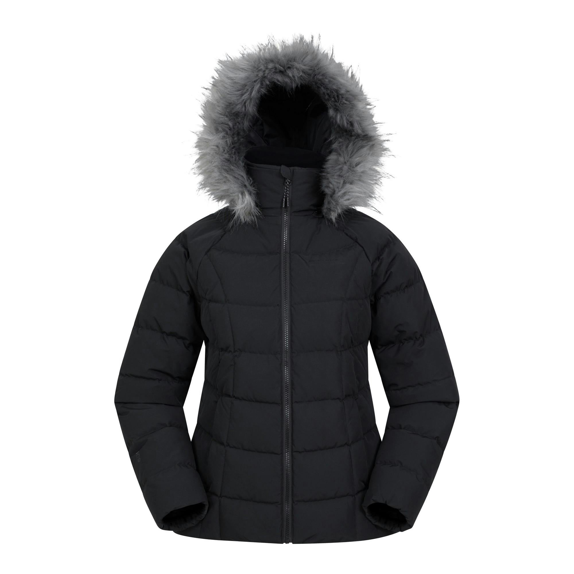 Mountain Warehouse Women's Black / Isla Extreme Short Down Jacket - 8 Uk - 100% Polyester