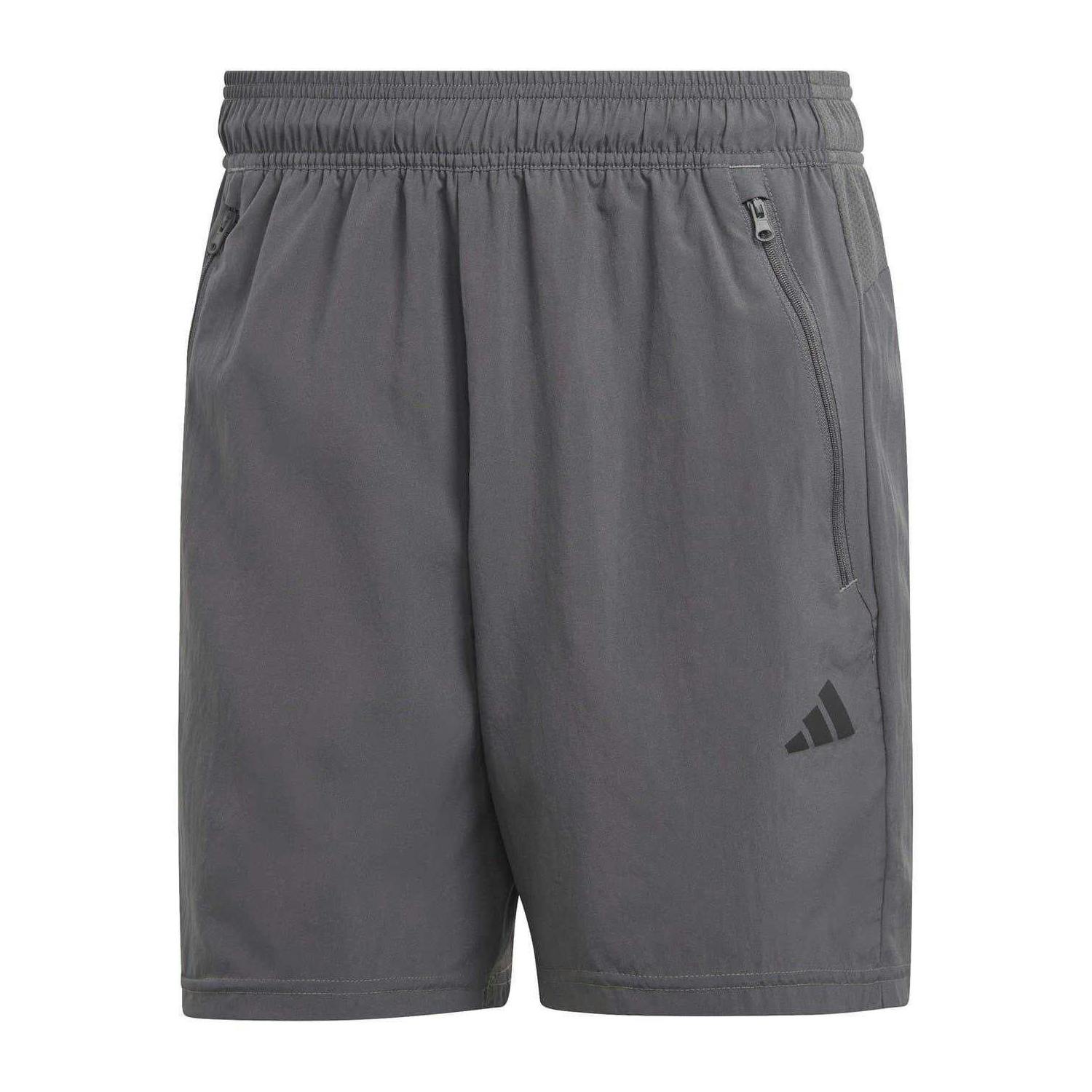 Adidas Men's Grey/Black Shorts - Five/ - M S - Five/ - 100% Mixed