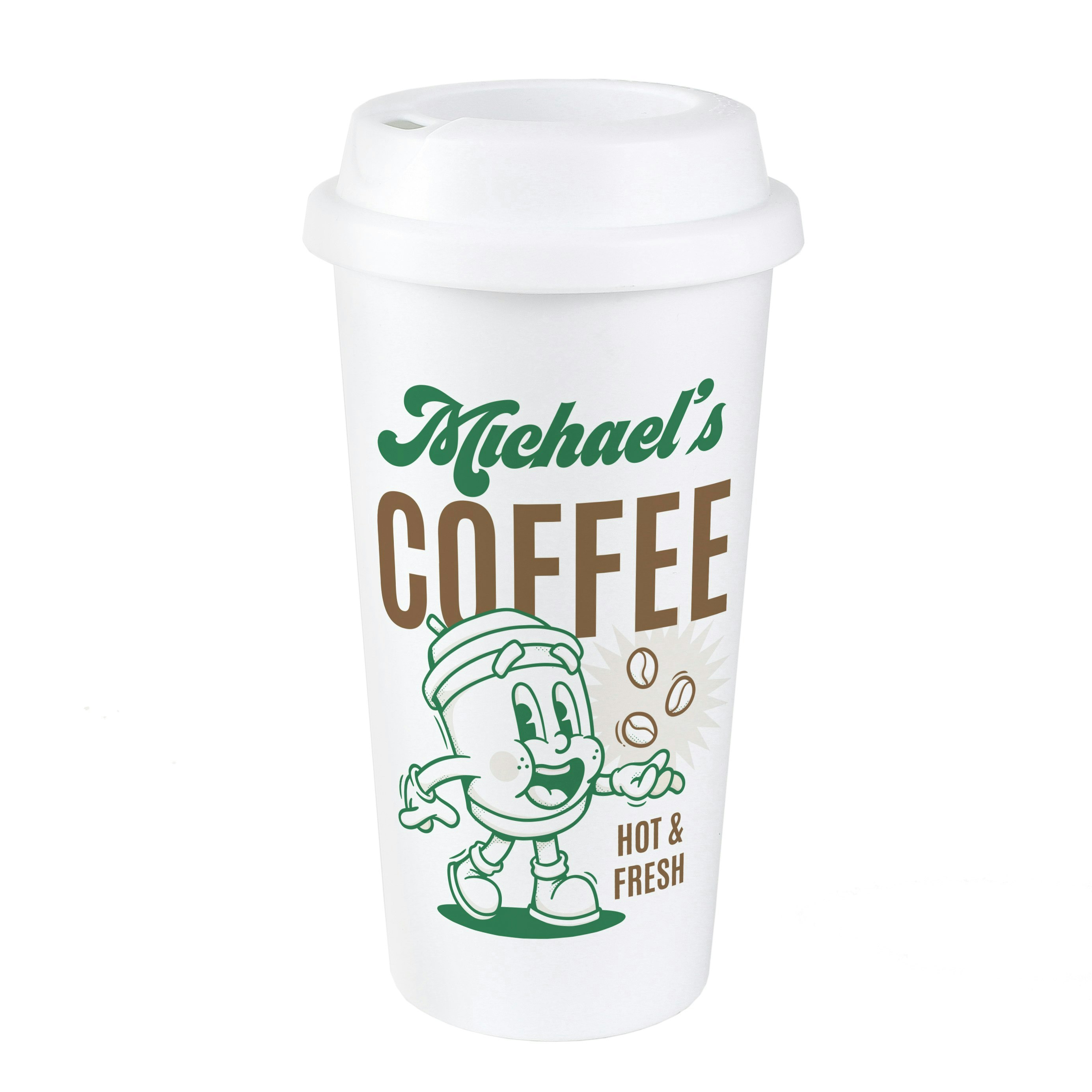 Rackhams Personalised Coffee Travel Mug