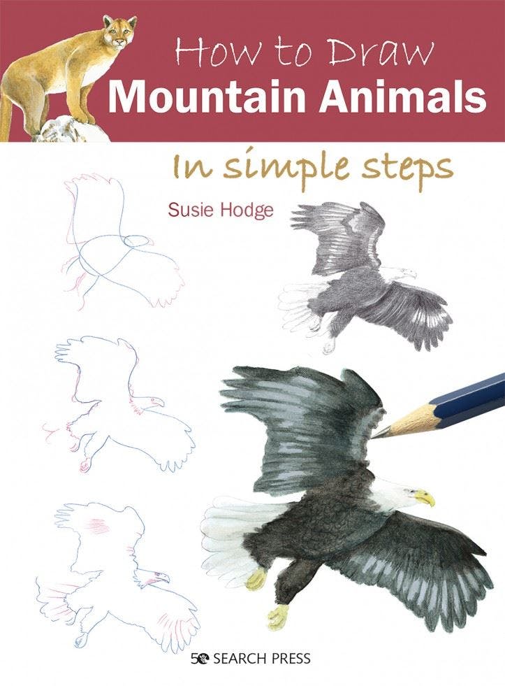 How to Draw: Mountain Animals: in simple steps By Susie Hodge - Image 6