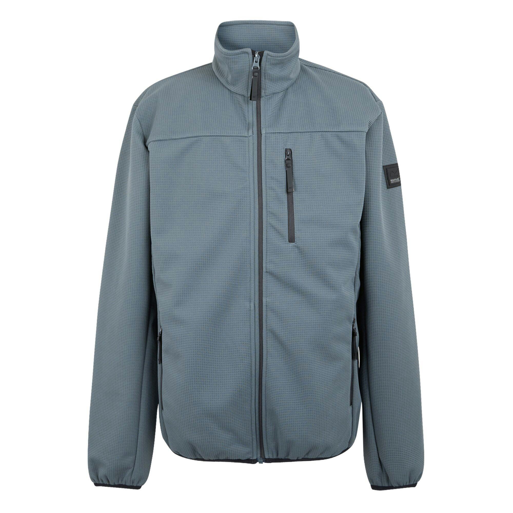 Regatta Men's Romain Waterproof Jacket - Stormy Weather/Ash - M - Stormy Weather/Ash - 98% Recycled Polyester/2% Elastane