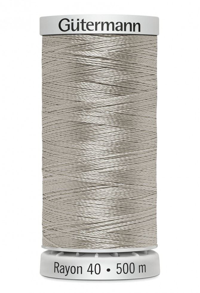 Gutermann No 40 Sulky Rayon Embroidery Thread 500M Rayon Thread Suitable For Embroidery - 1218 - 500 Metres
