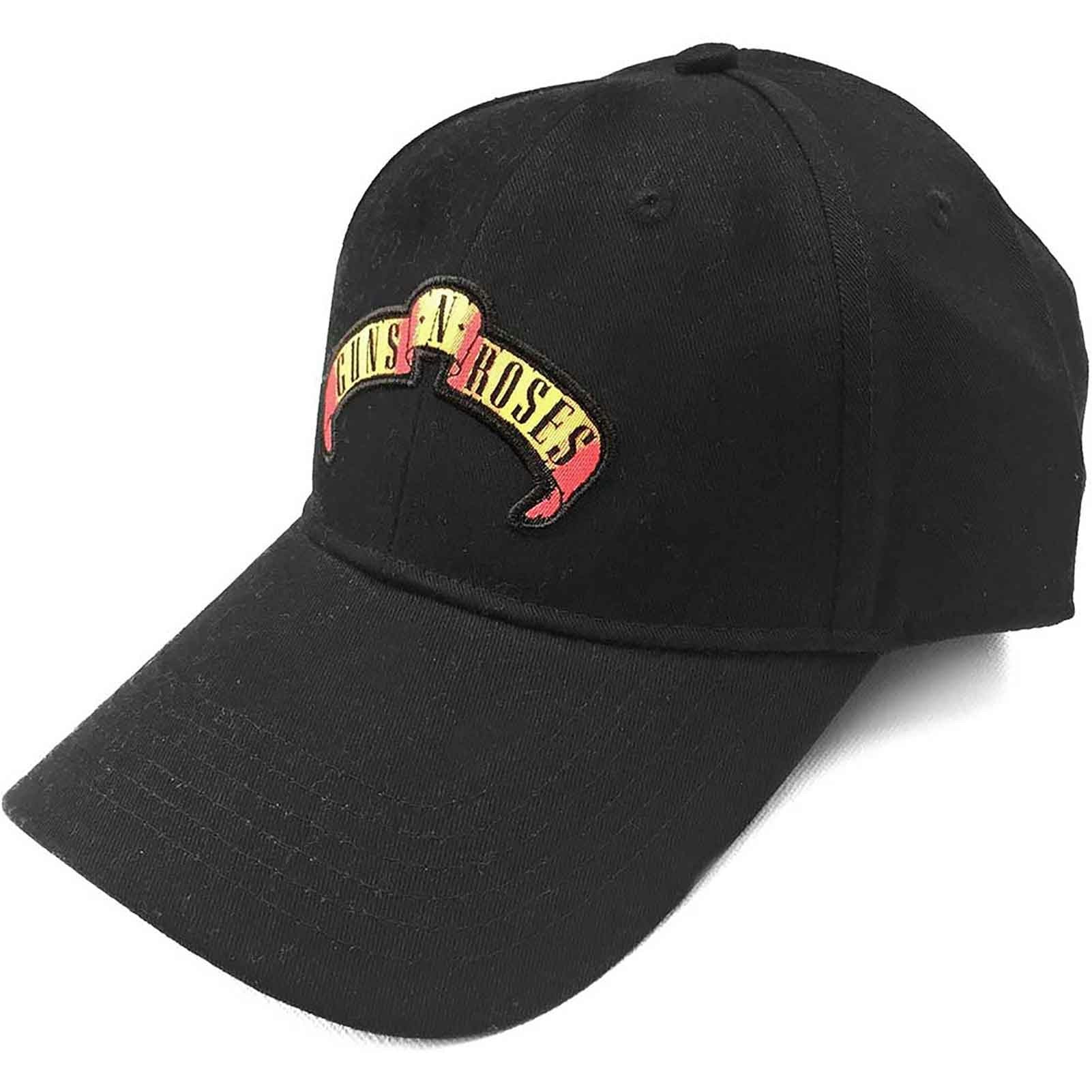 Paradiso Clothing Unisex Black Guns N Roses Scroll Band Logo Snapback Baseball Cap