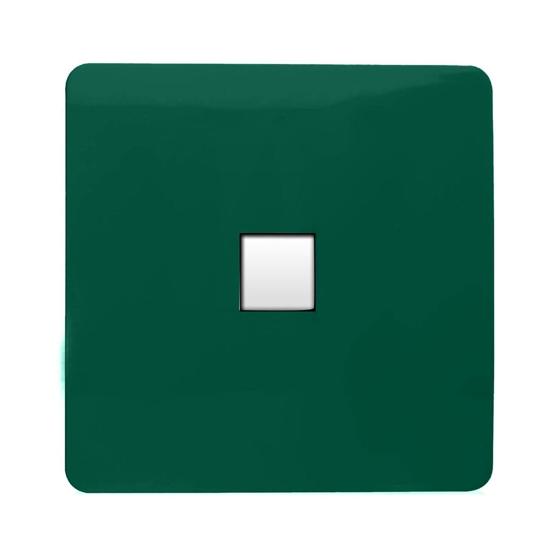 Trendi Switch 1 Gang RJ45 Cat 5e Ethernet Socket Dark Forest Green - Image 6