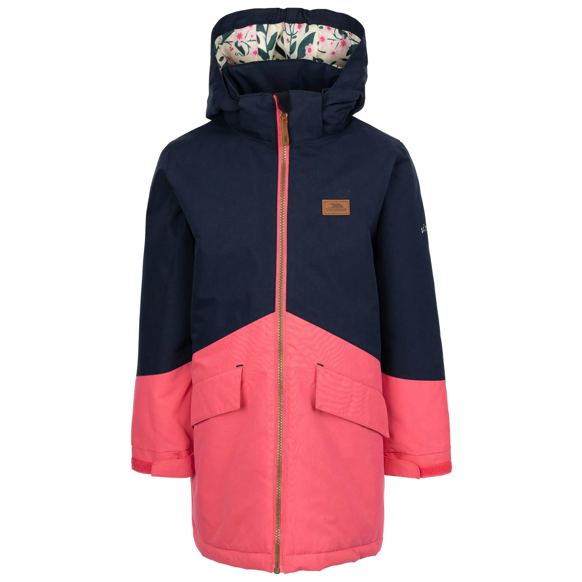 Trespass Childrens/Kids Oleta Waterproof Raincoat - Strawberry - 9-10 Years - Strawberry - 100% Polyester