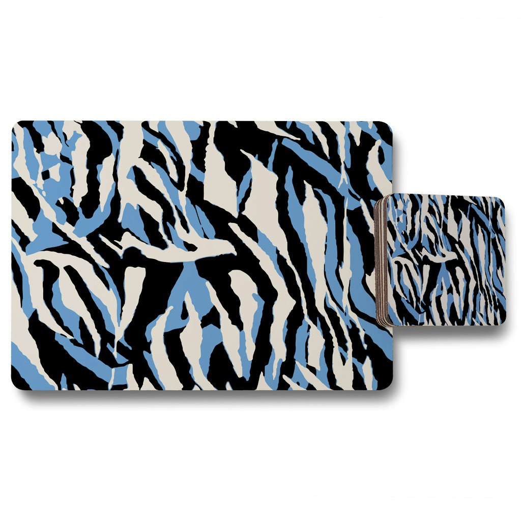 Rackhams Abstract Zebra Skin (Placemat & Coaster Set)