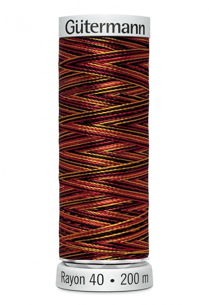 Gutermann No 40 Sulky Rayon Embroidery Thread 200M Rayon Thread Suitable For Embroidery - 2245 - 200 Metres