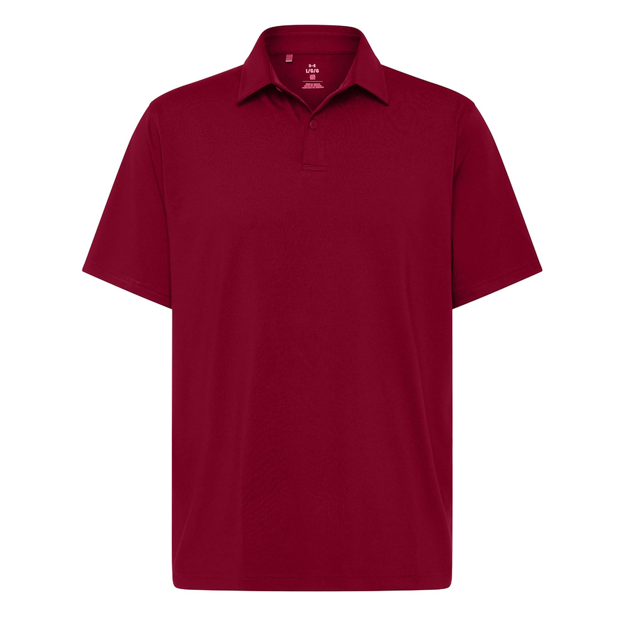 Under Armour Men's T2g Polo Shirt - Cardinal - Cardinal - Xxl - 88% Polyester/12% Elastane