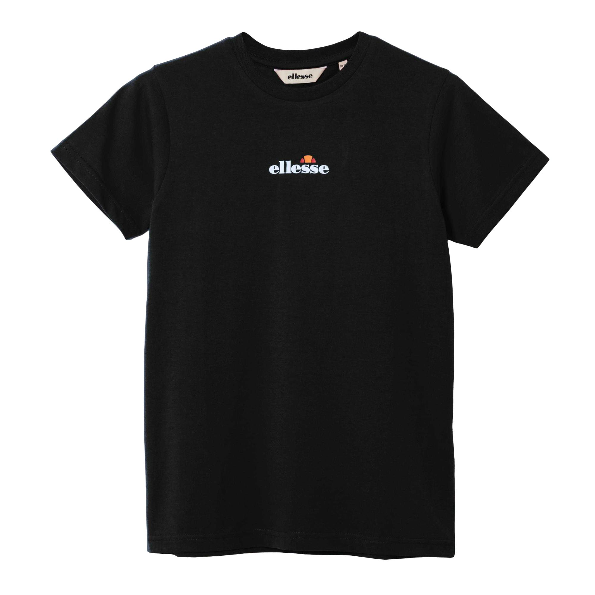 Ellesse Black Childrens/Kids Durare T-Shirt - 8-9 Years - 100% Cotton