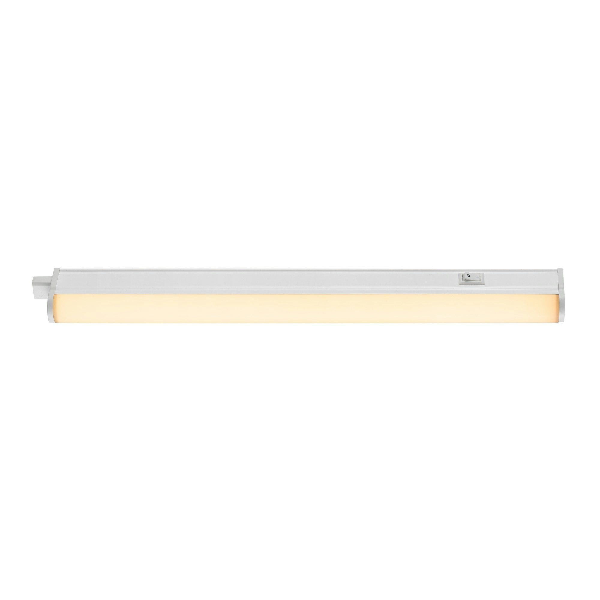 Rackhams Light/White Renton 30 | Batten Fitting | - 1