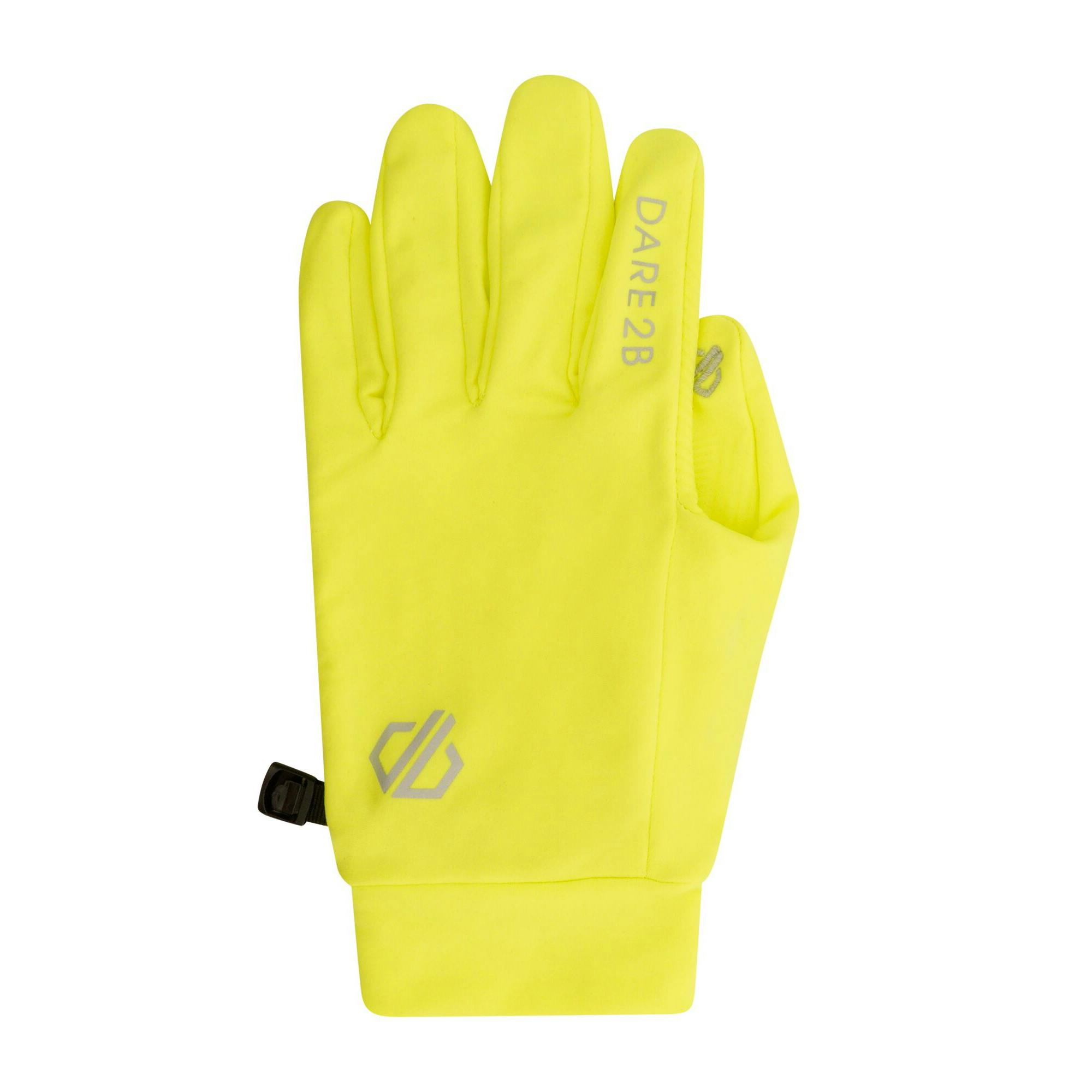 Dare 2B Unisex Yellow Adult Cogent Ii Cycling Gloves - Fluorescent - M-L - Fluorescent