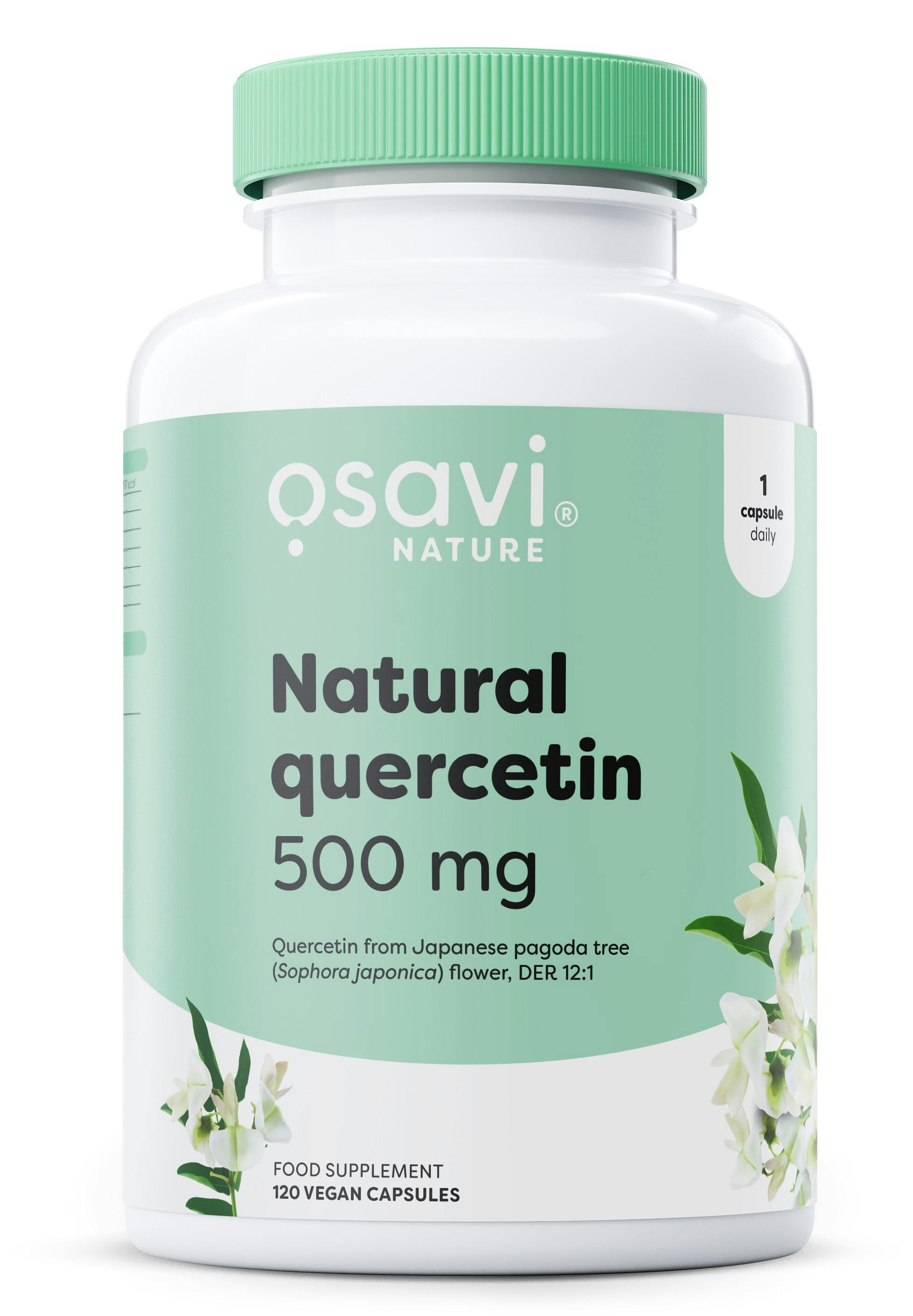 Osavi Natural Quercetin, 500Mg - 120 Vegan Caps - Image 5
