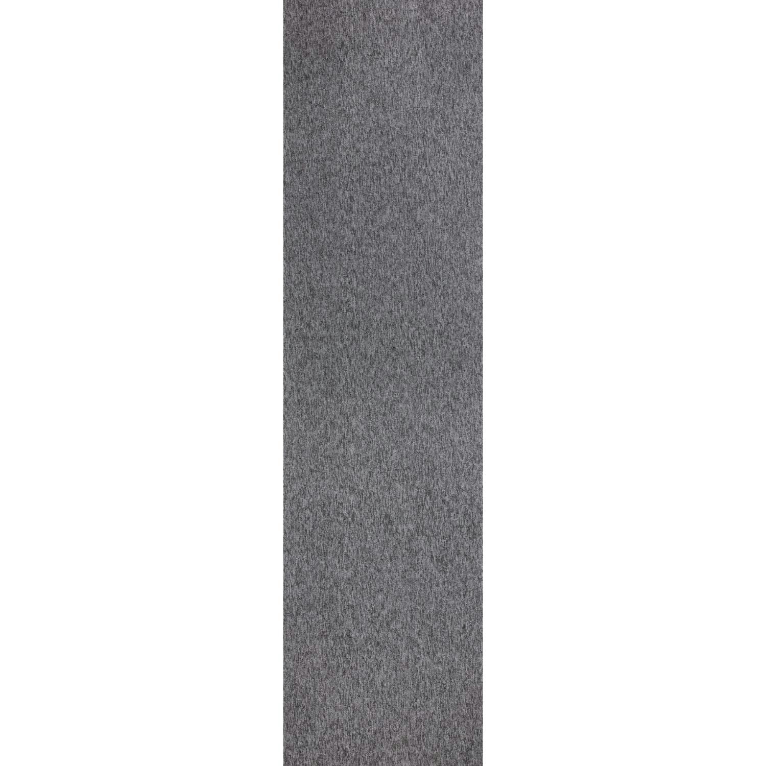 Rackhams Grey Flex Low Pile Solid Rug - 80X300 Cm