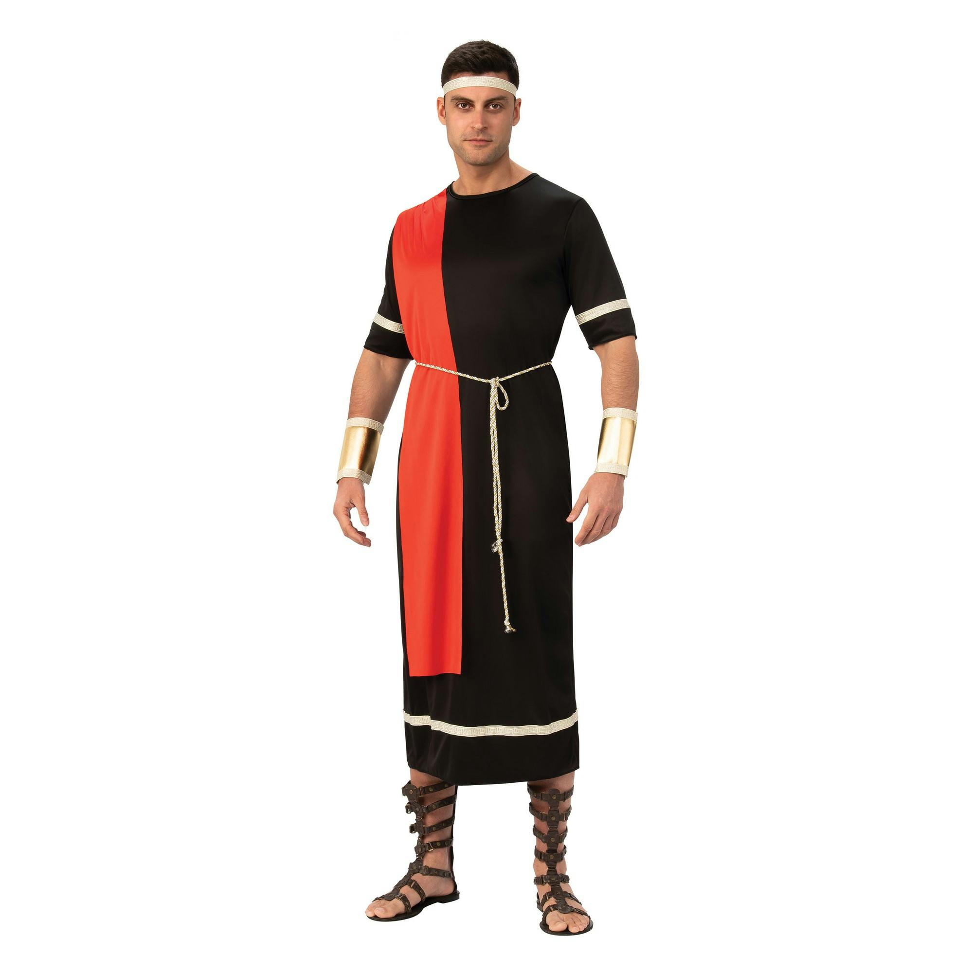 Bristol Novelty Men's Black Toga Caesar Costume - M