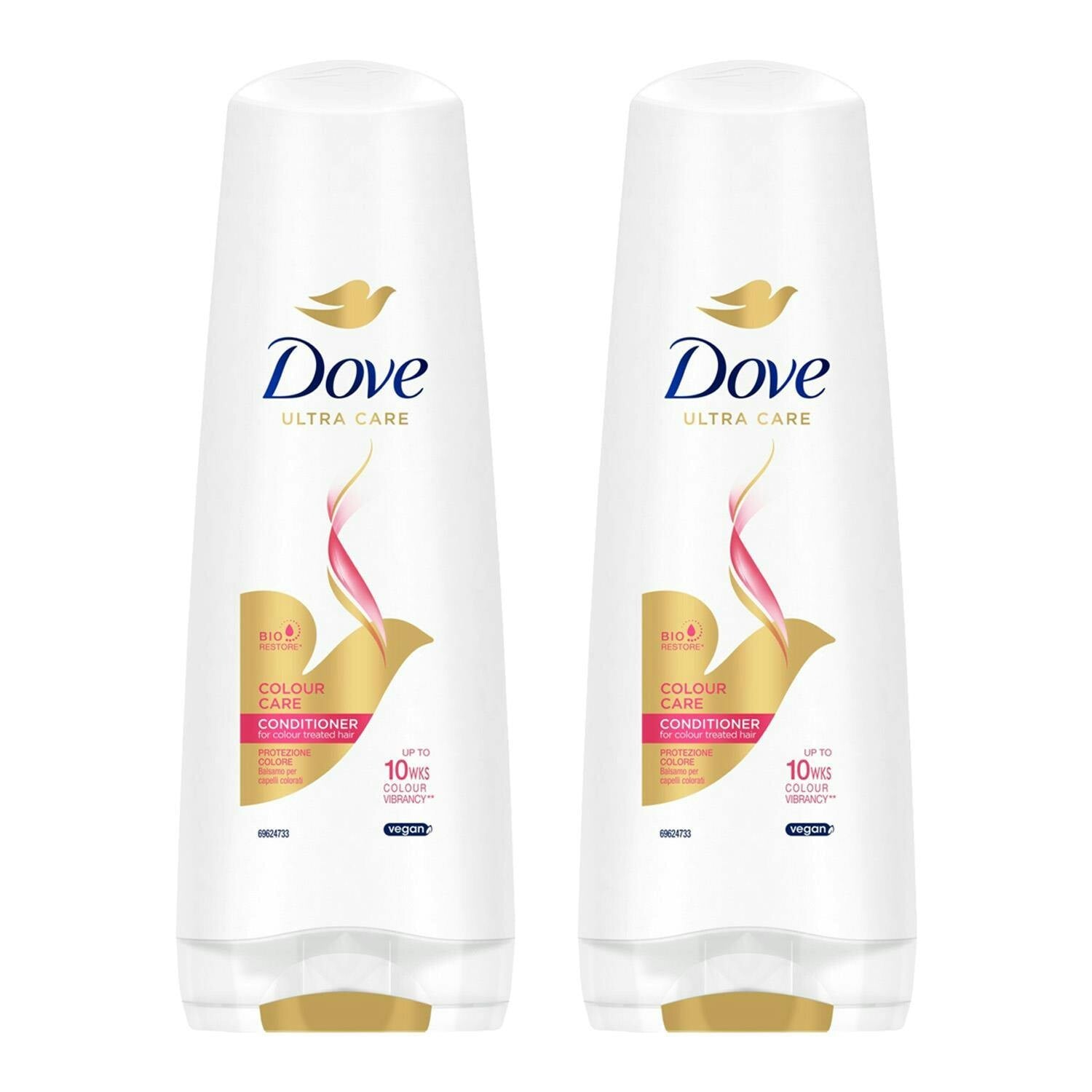 Dove Ultra Care Conditioner - Colour Care 2X350 Ml Bio Restore Technology