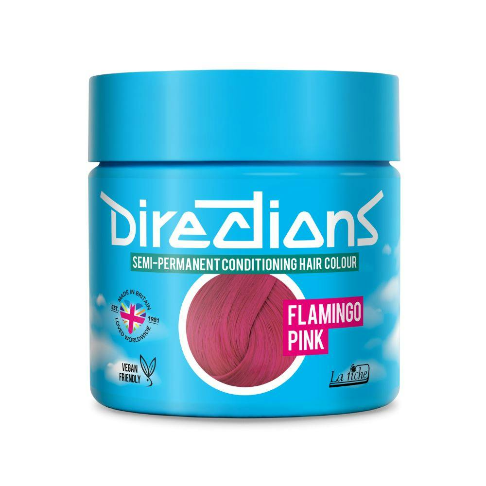 Directions Semi-Permanent Hair Colour Flamingo Pink 100ml - Image 7