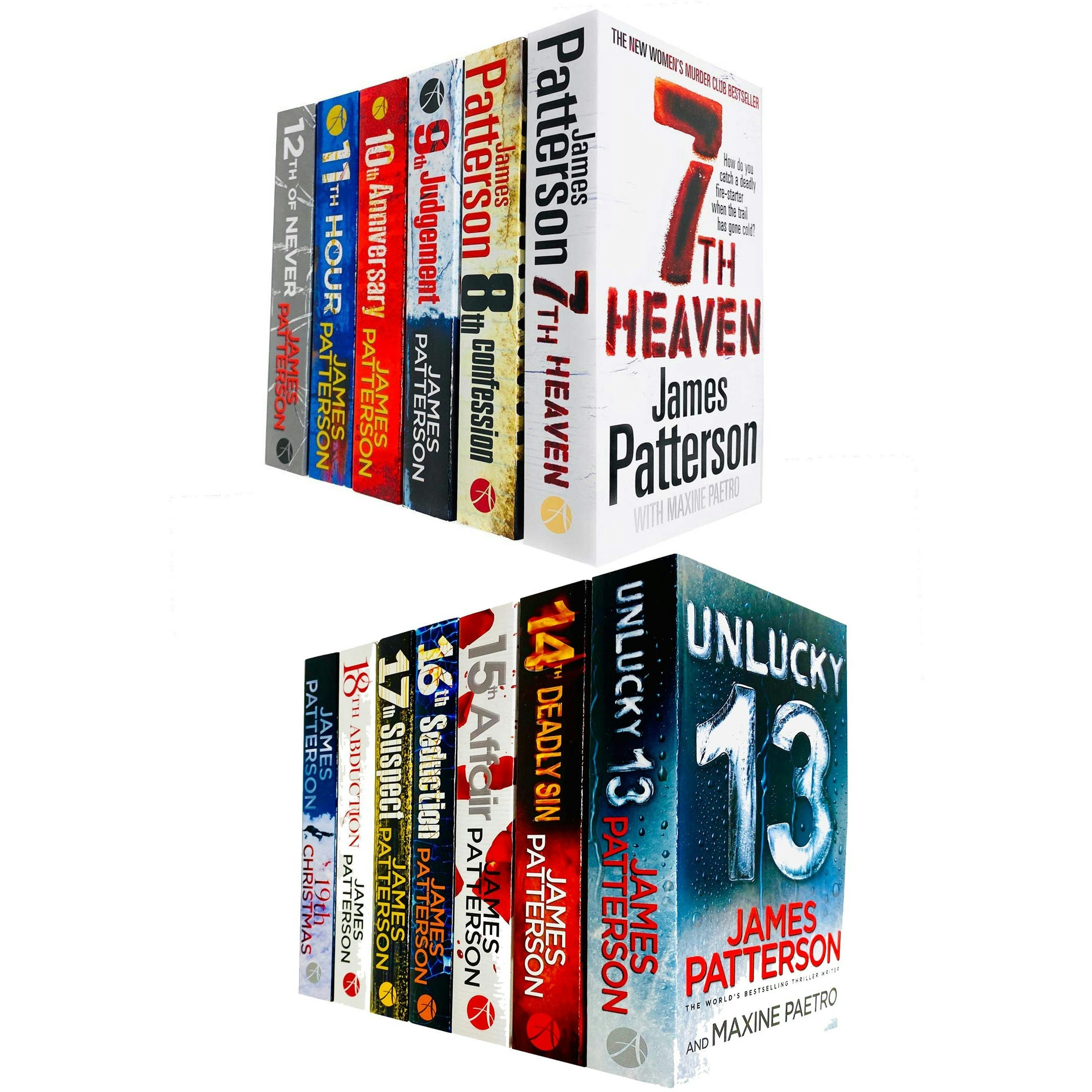 Arrow Women's Murder Club 13 Books Collection Set By James Patterson Books 7-19