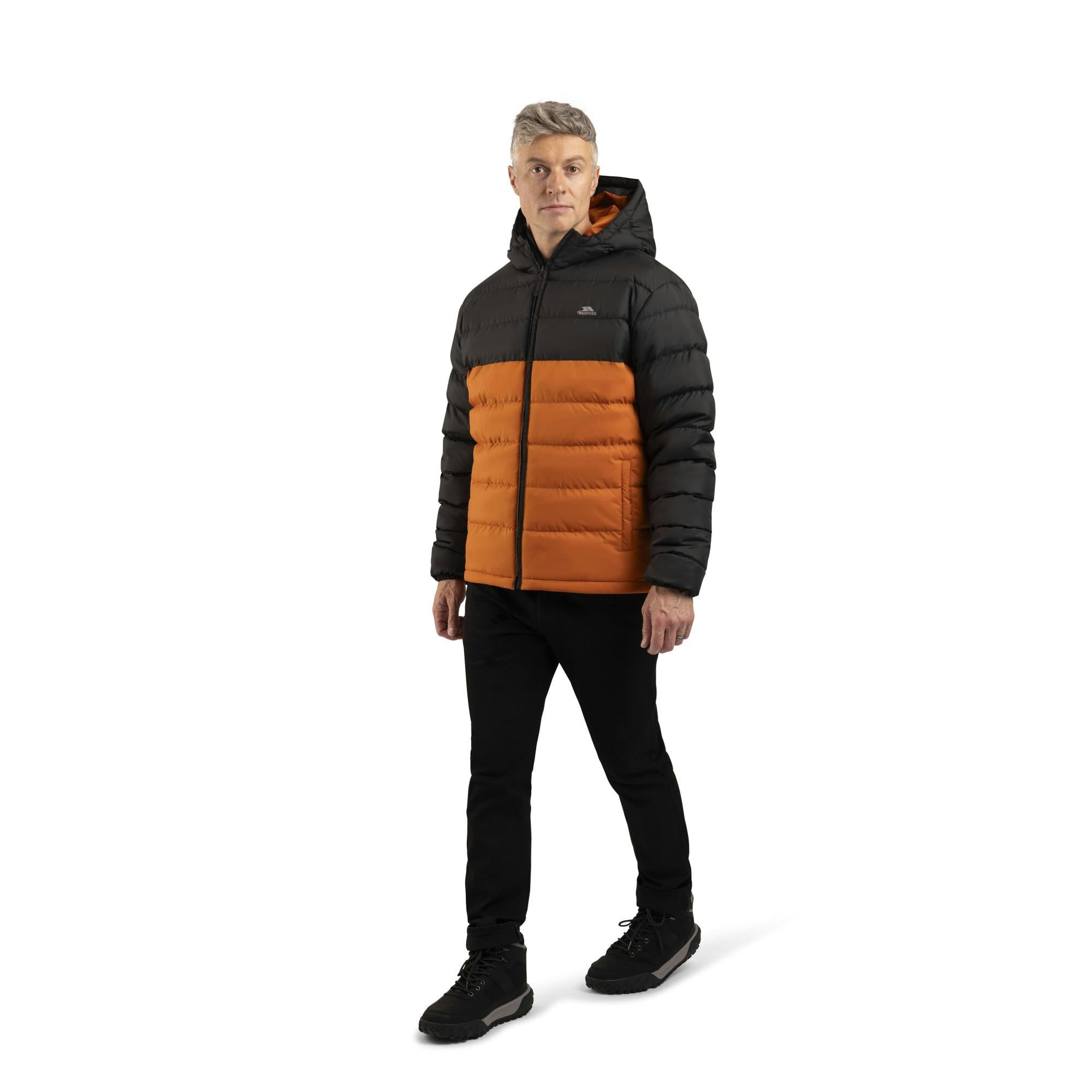Trespass Men's Orange Oskar Padded Jacket - Spice - Xl - Spice - 100% Polyester